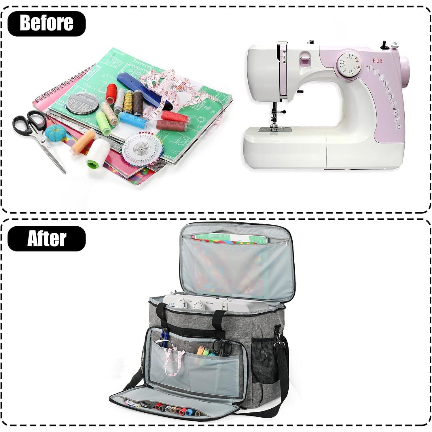 Funda de Transporte para Máquina de Coser Elsjoy 43.2x22.9x31.8cm