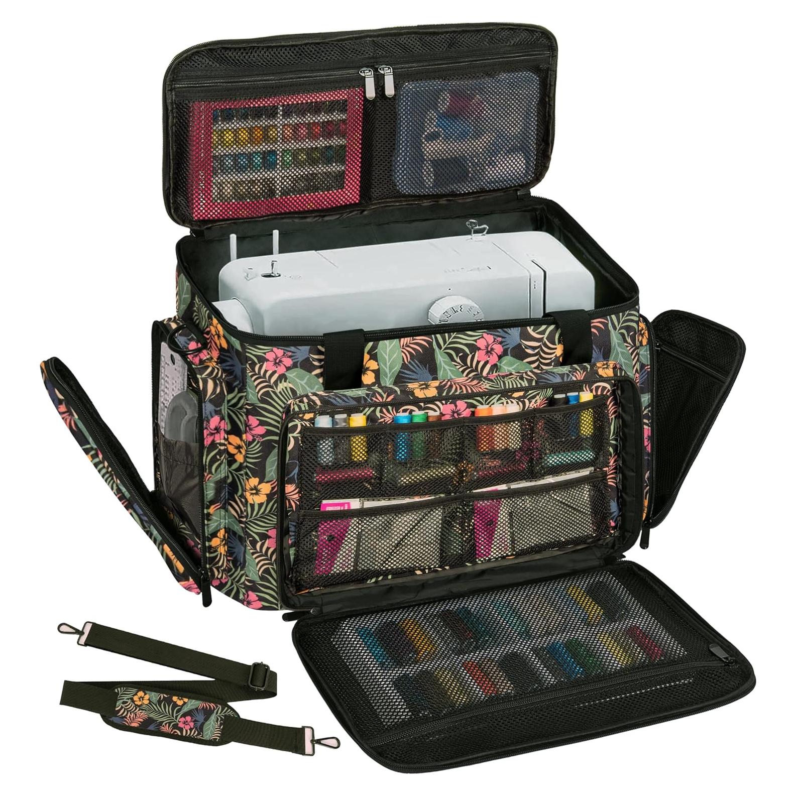 Funda para Máquina de Coser ITHWIU con Bolsillos Multicolor