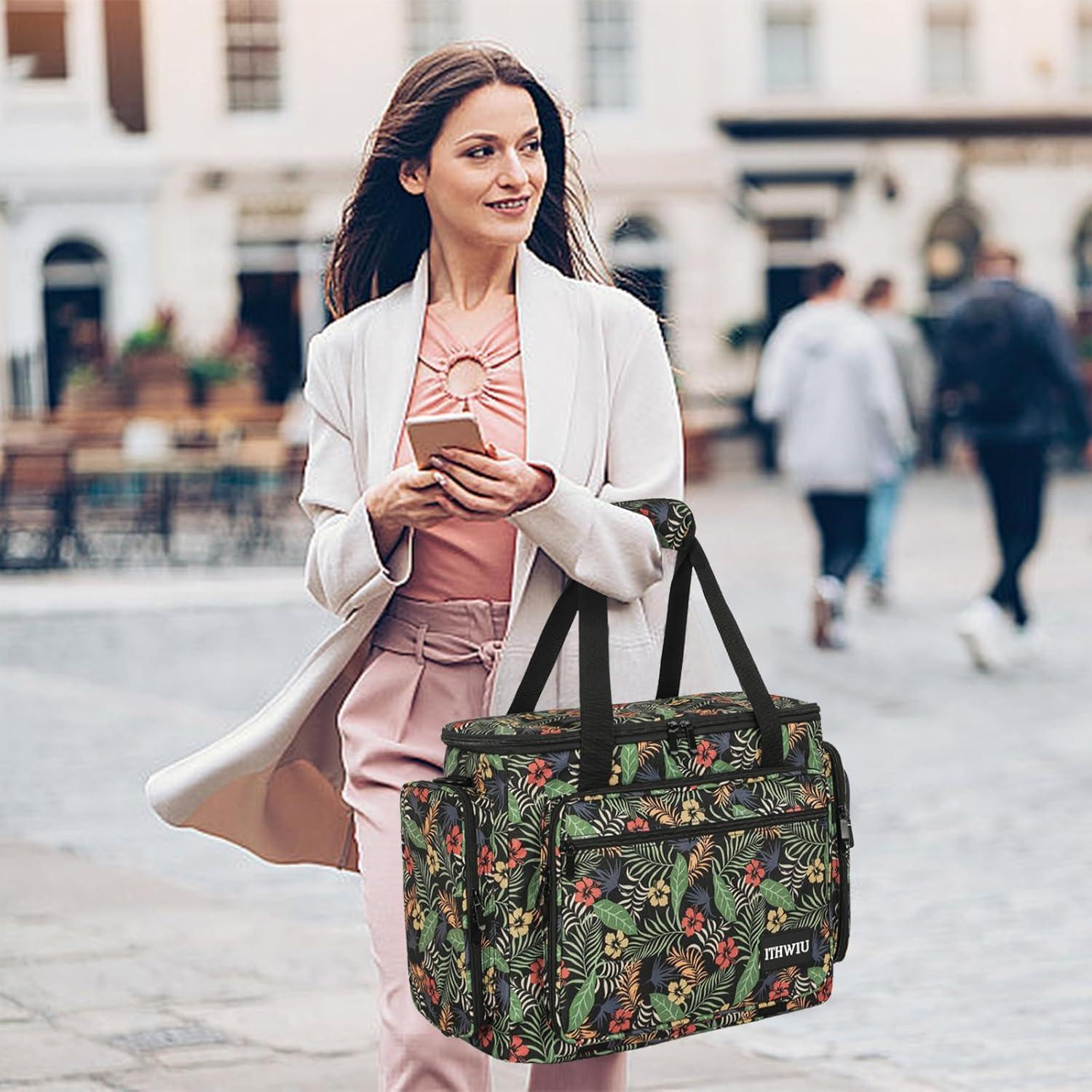 Funda para Máquina de Coser ITHWIU con Bolsillos Multicolor