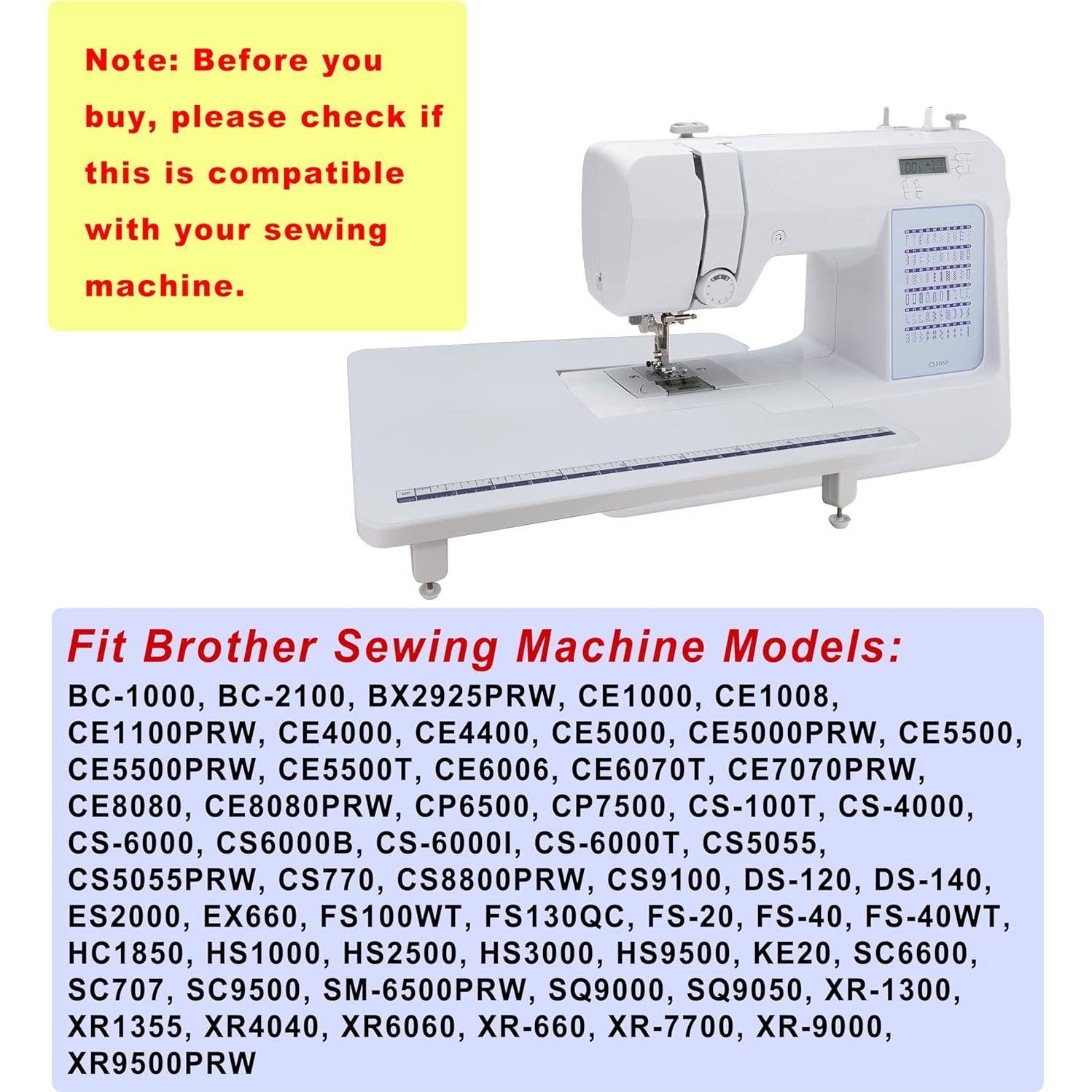 Mesa de Extensión para Máquina de Coser Brother StitchTech 29x47cm