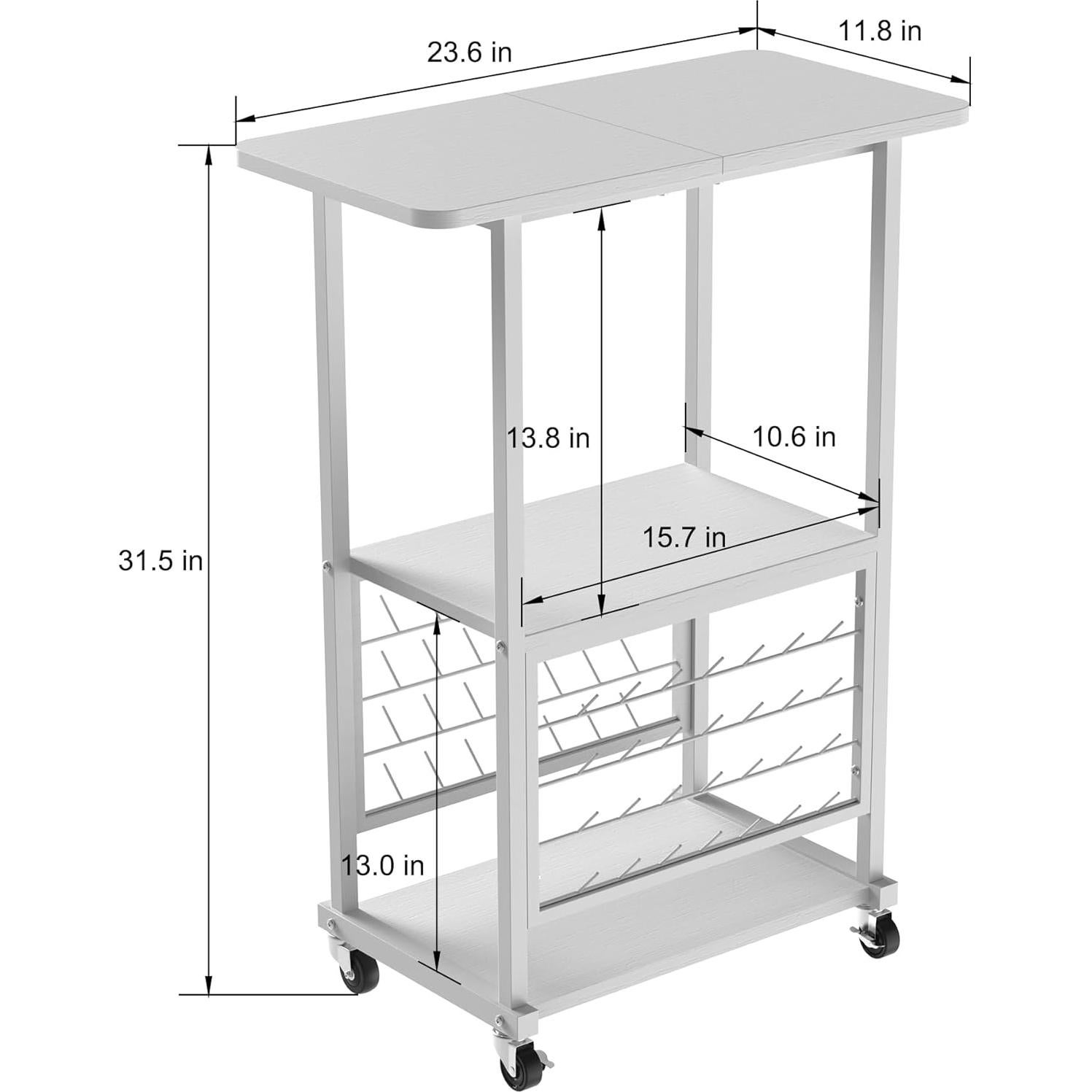 Mesa de Costura Rodante Jchccu con Soporte para 56 Bobinas