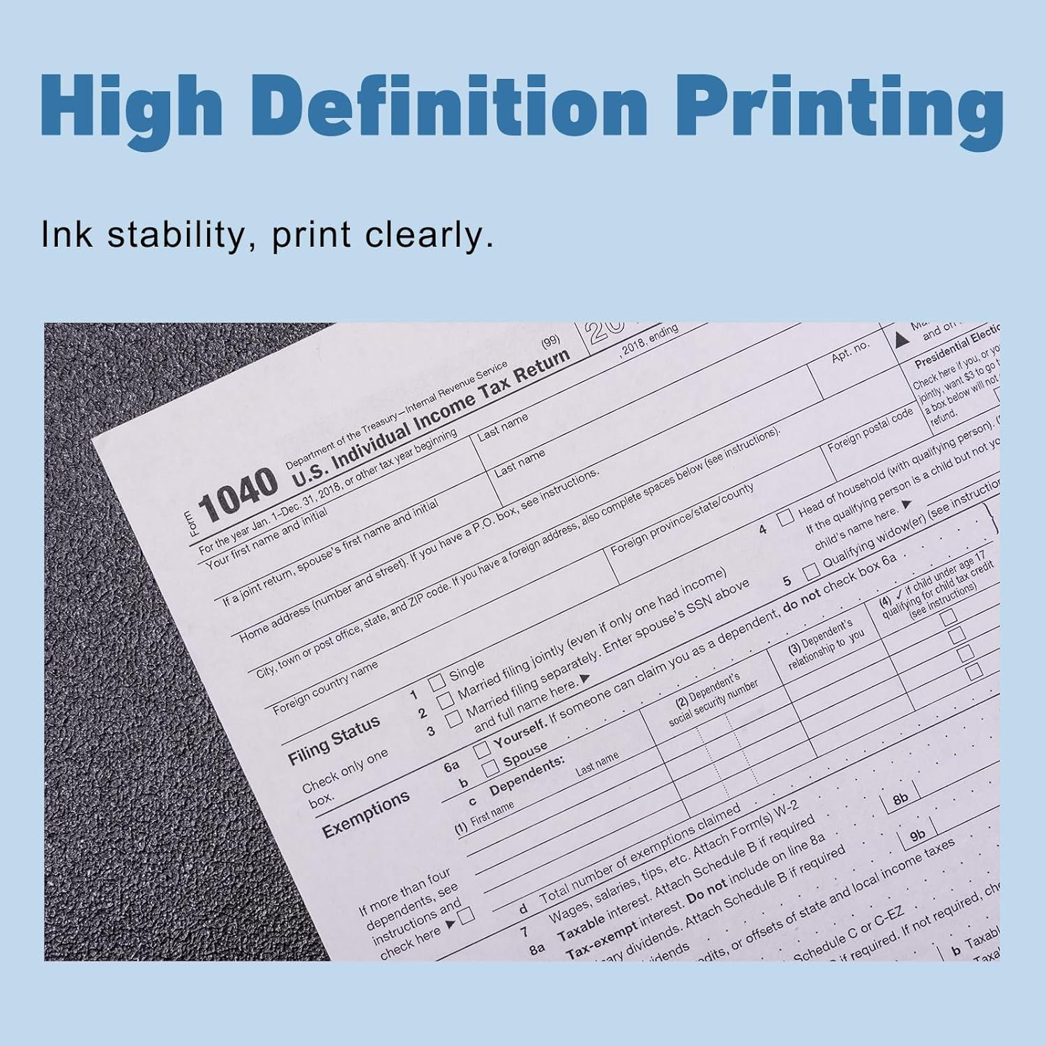 Paquete de 2 cintas de fax Msudoku PC501 compatibles Brother