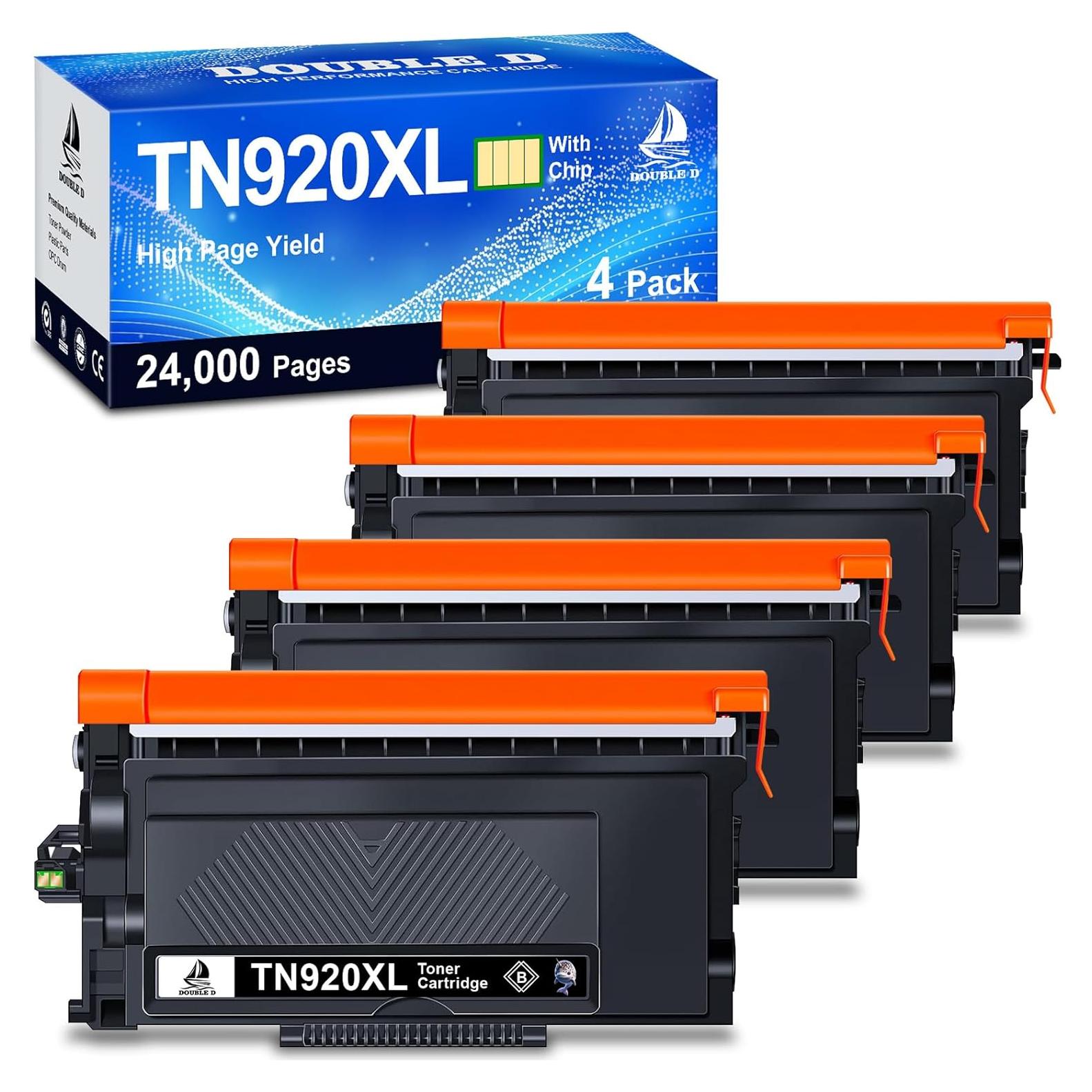 Cartucho de Tóner TN920XL Double D Compatible 4 Unidades