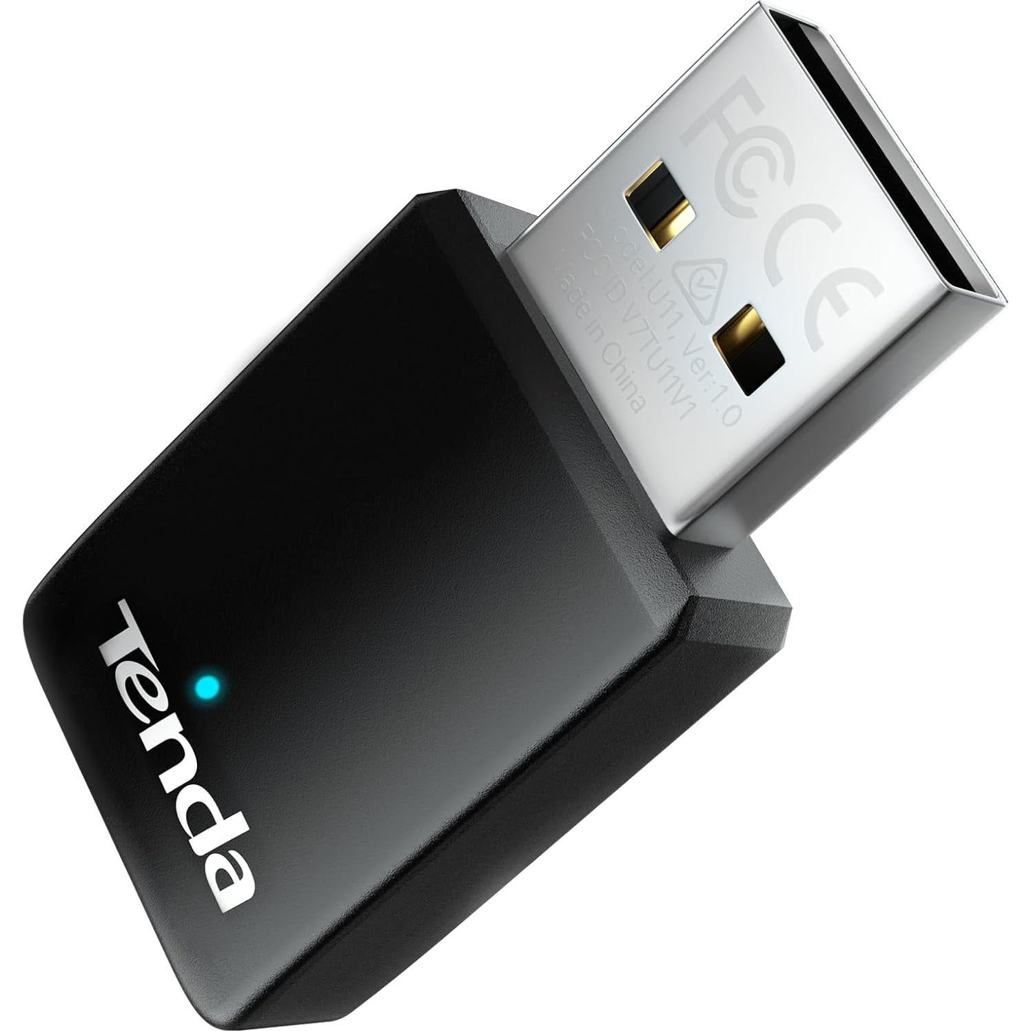 Adaptador WiFi Tenda U11 USB AX900 Doble Banda 900Mbps