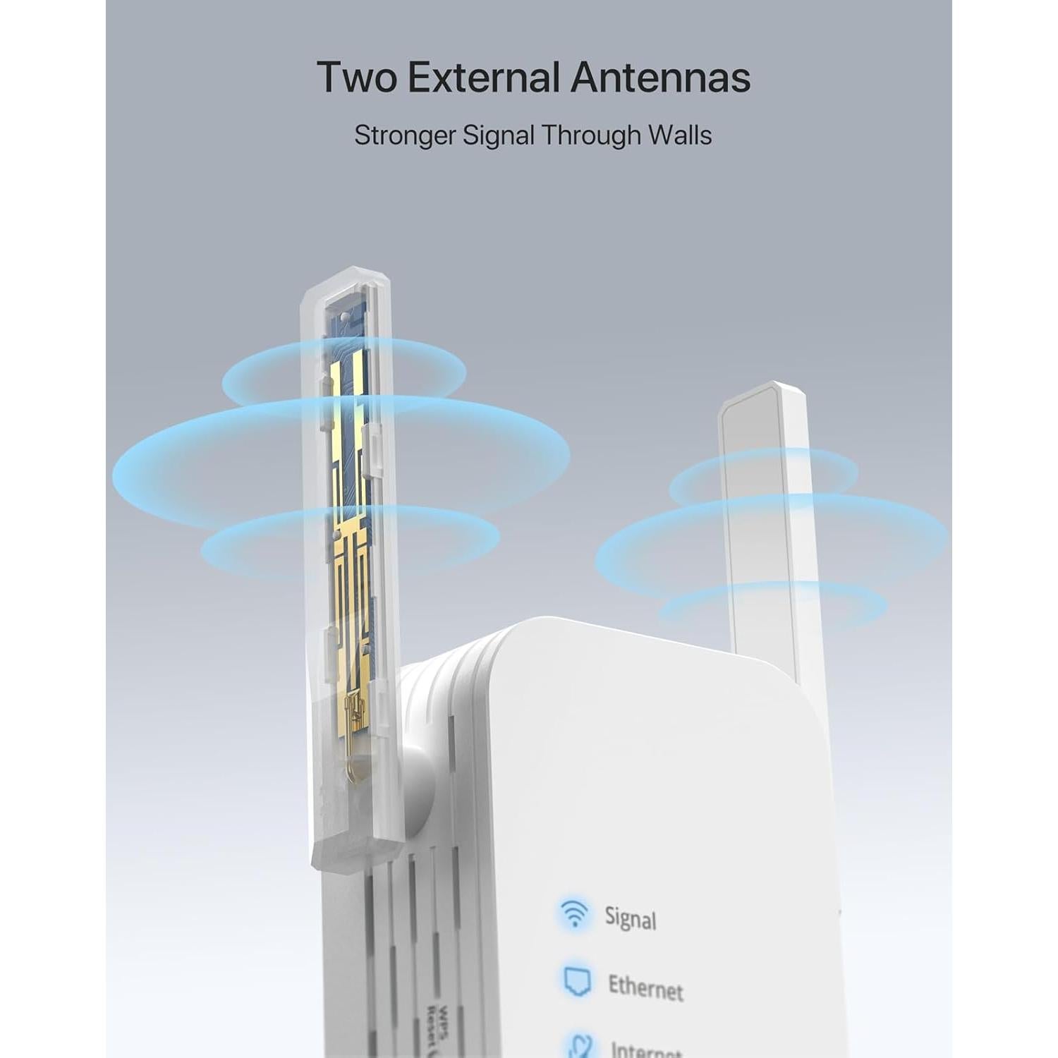 Adaptador WiFi a Ethernet BrosTrend N300, 100Mbps RJ45