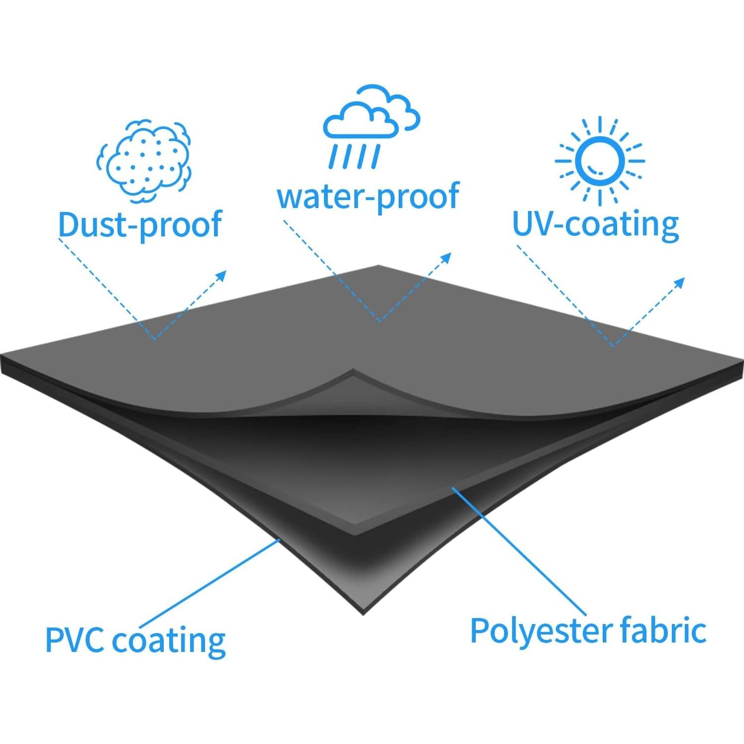 Cubierta de Polvo Universal para Impresora Brother y Epson 38.1x38.1x19.1cm