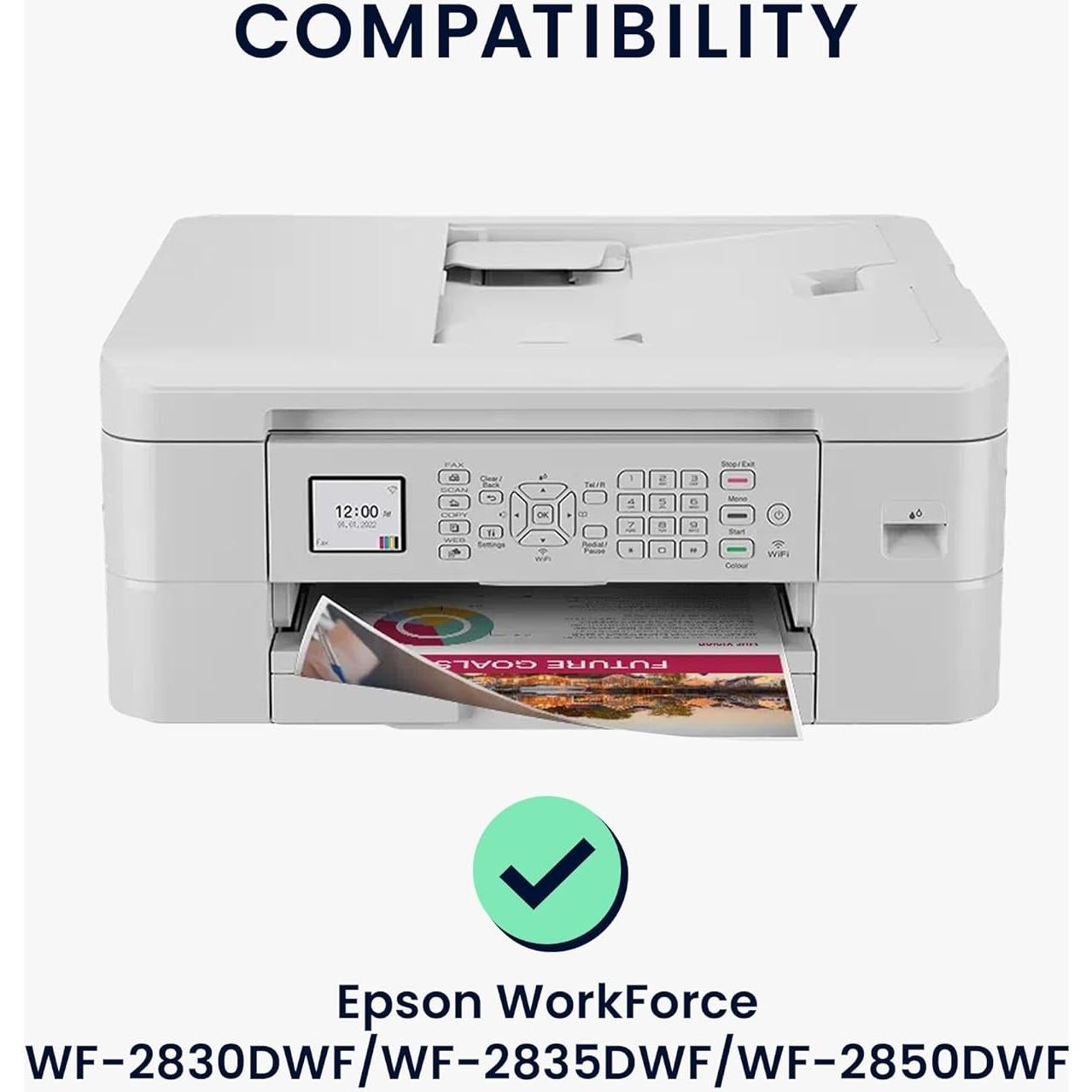 Funda protectora kwmobile para impresora Brother MFC-J1010DW - Gris oscuro