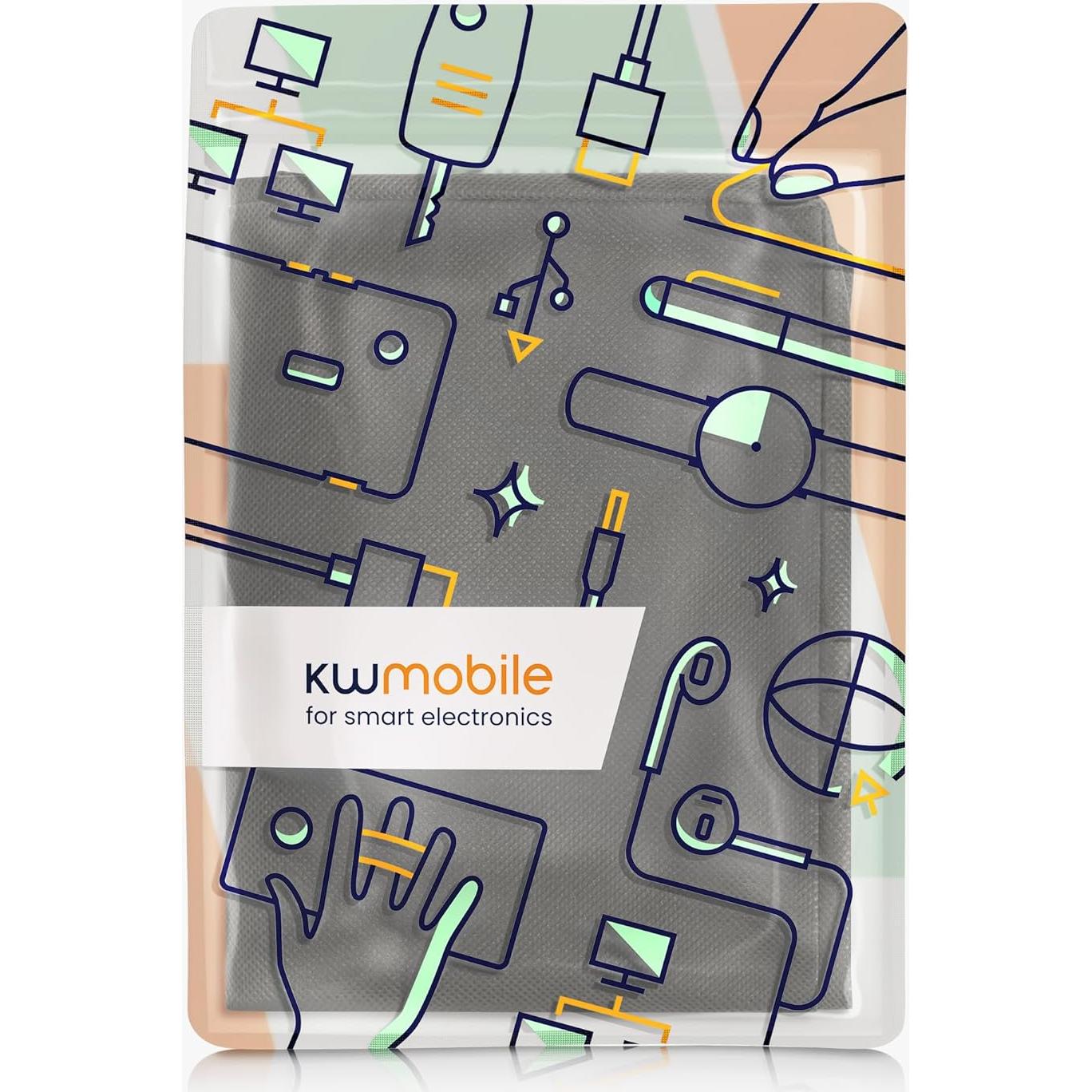 Funda protectora kwmobile para impresora Brother MFC-J1010DW - Gris oscuro