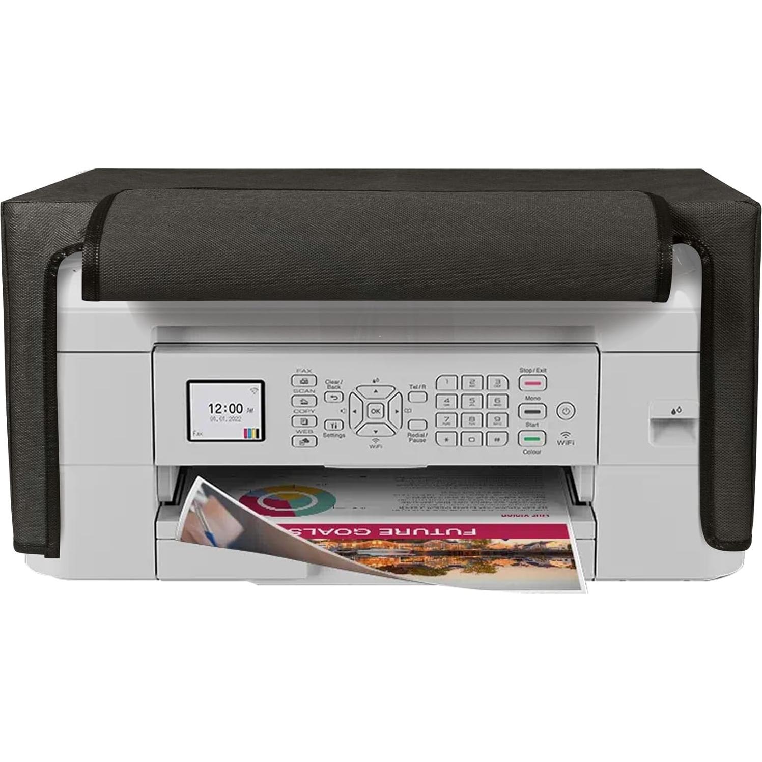 Funda protectora kwmobile para impresora Brother MFC-J1010DW - Gris oscuro