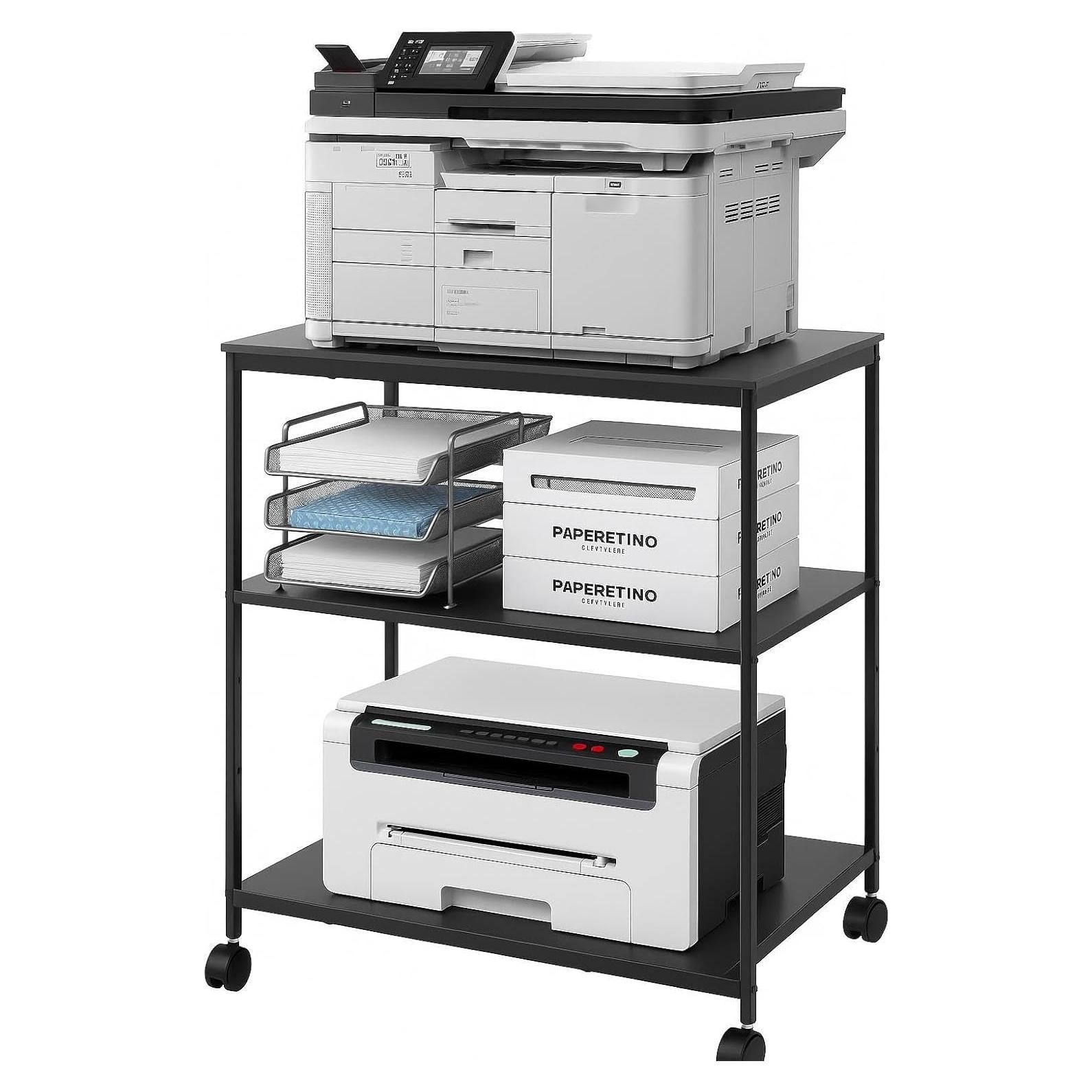 Soporte para Impresora EMERIT 3 Niveles Ajustable 80 cm