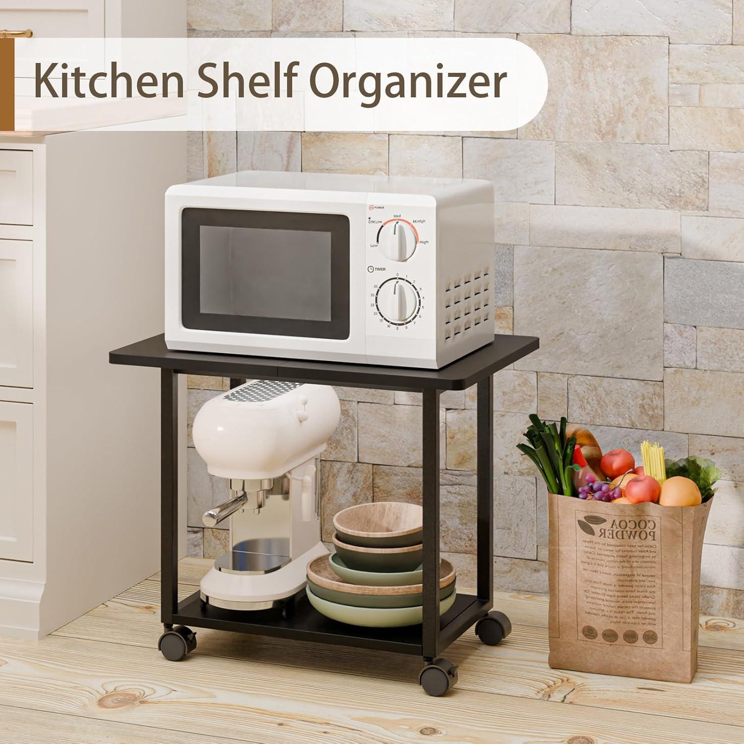 Soporte para Impresora MARTY 2 Niveles Negro 56x39 cm