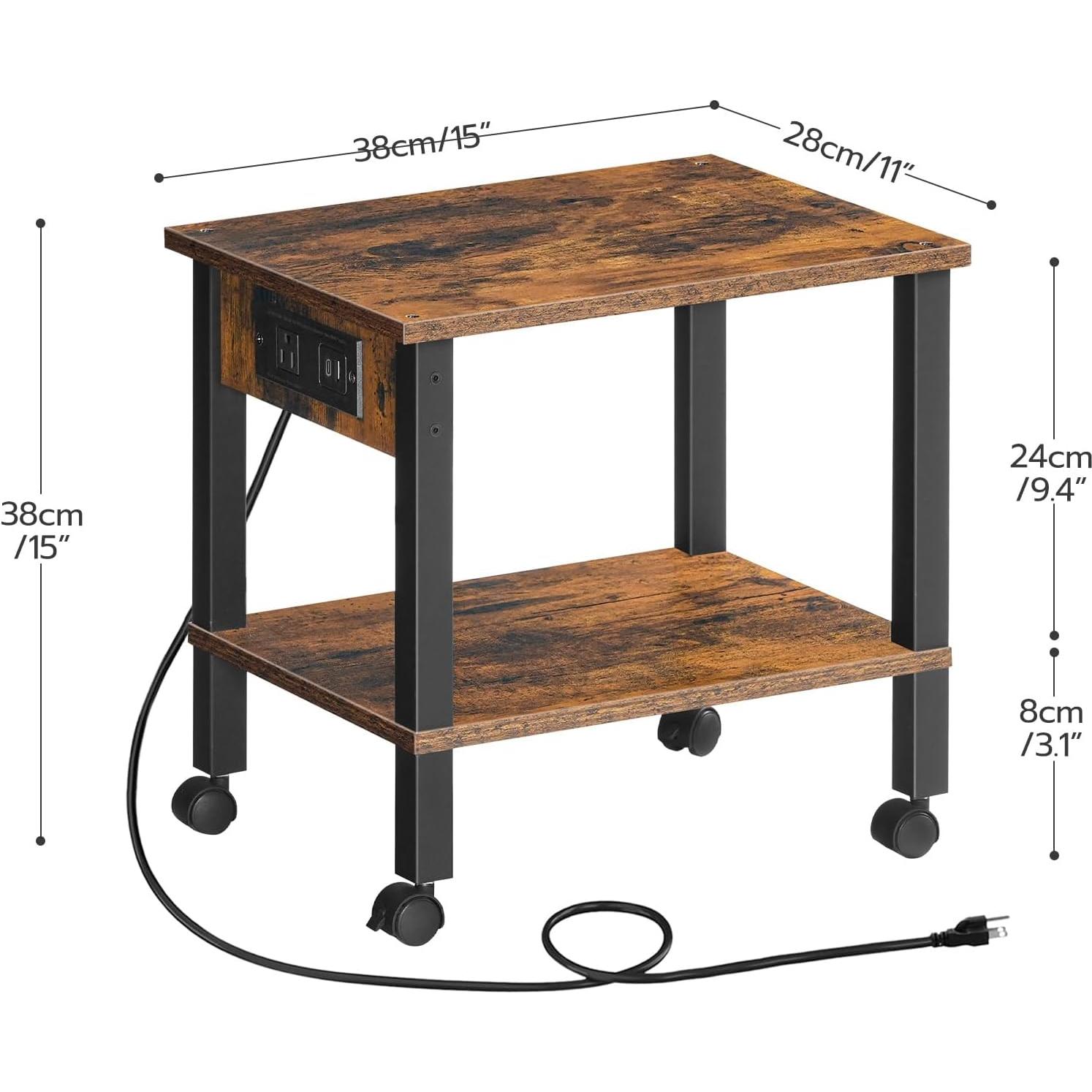 Soporte para Impresora HOOBRO con Estación de Carga 38.1x27.9cm
