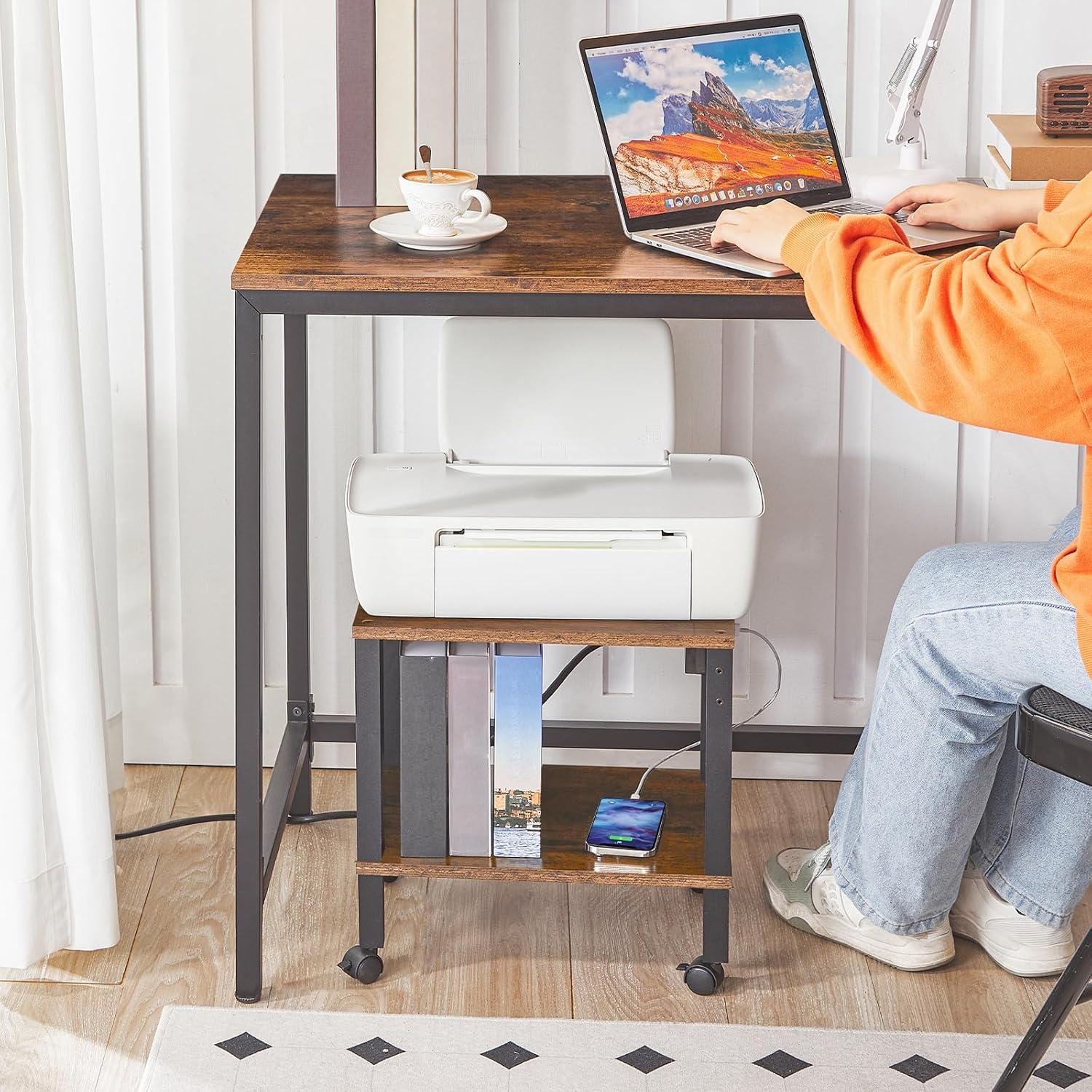 Soporte para Impresora HOOBRO con Estación de Carga 38.1x27.9cm