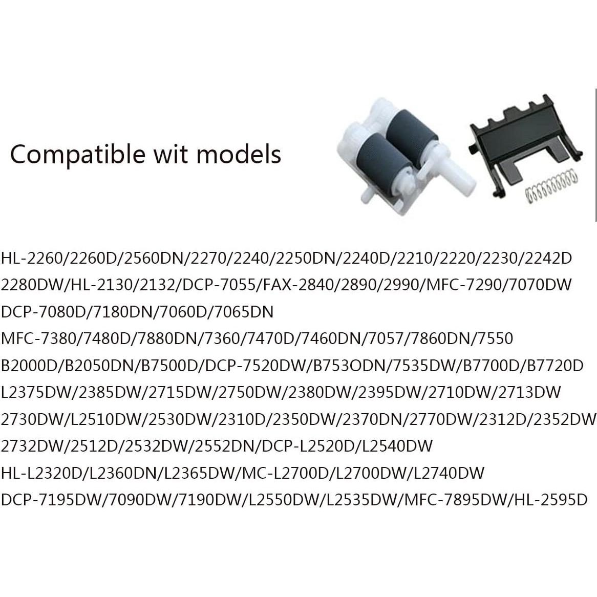 Kit de Rodillo de Alimentación de Papel ZHOUHONG para Brother MFC-L2750DW