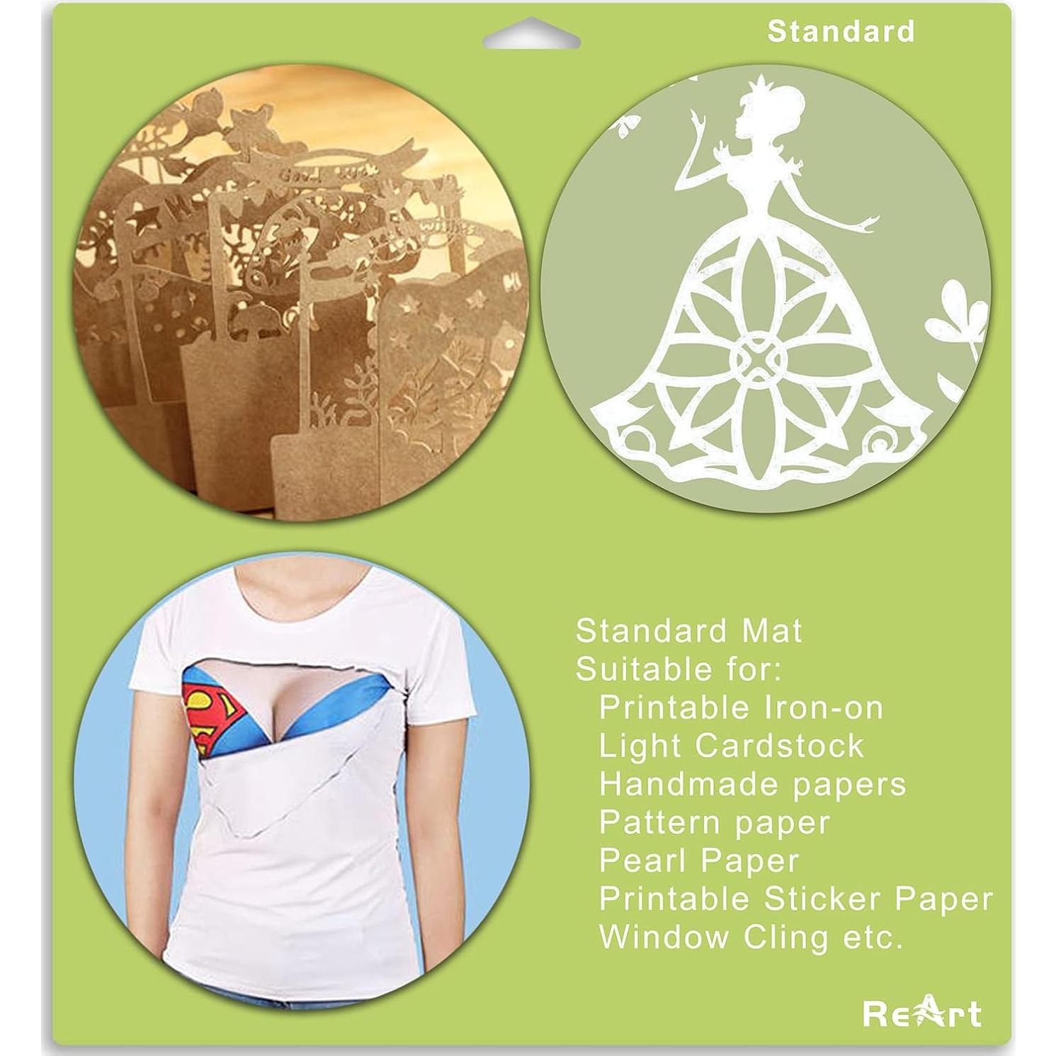 ReArt Mat de Corte Estándar 30.48x60.96 cm y 30.48x30.48 cm