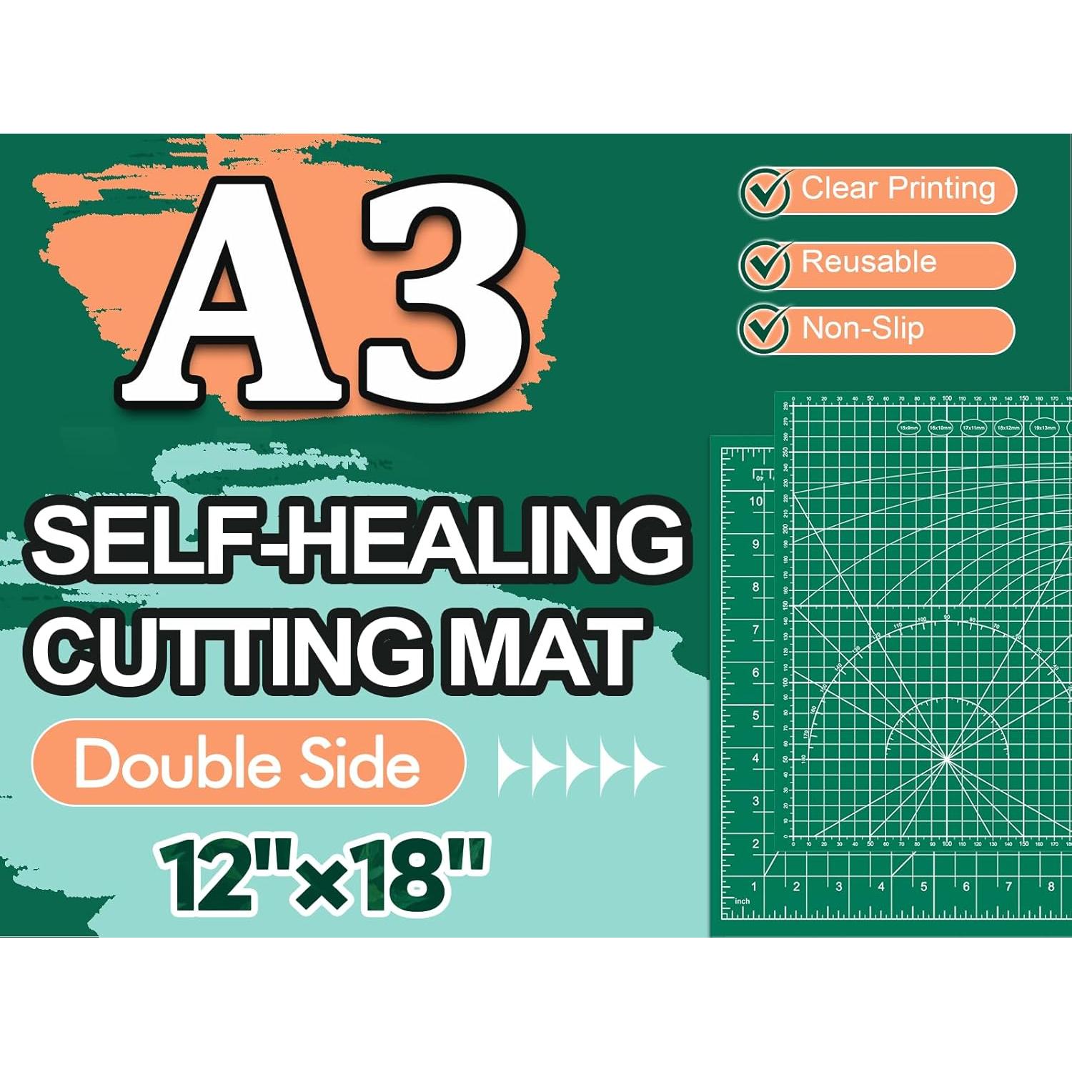 10 Almohadillas de Corte Autocurativa Gomedi A3 30.48x45.72cm