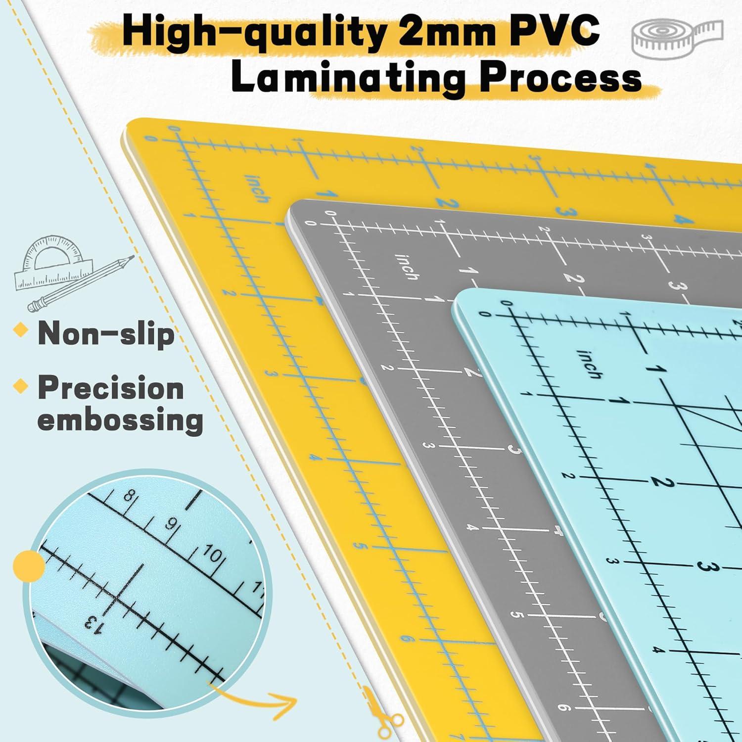 Alfombrilla de Corte A3 Idemeet Doble Cara Antideslizante Gris