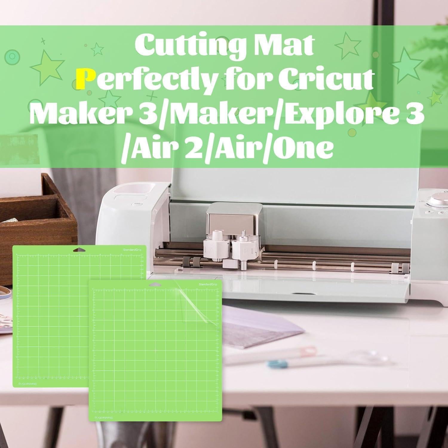 Paquete de 3 Alfombrillas de Corte AUNKZL 30x30 cm Verde Estándar