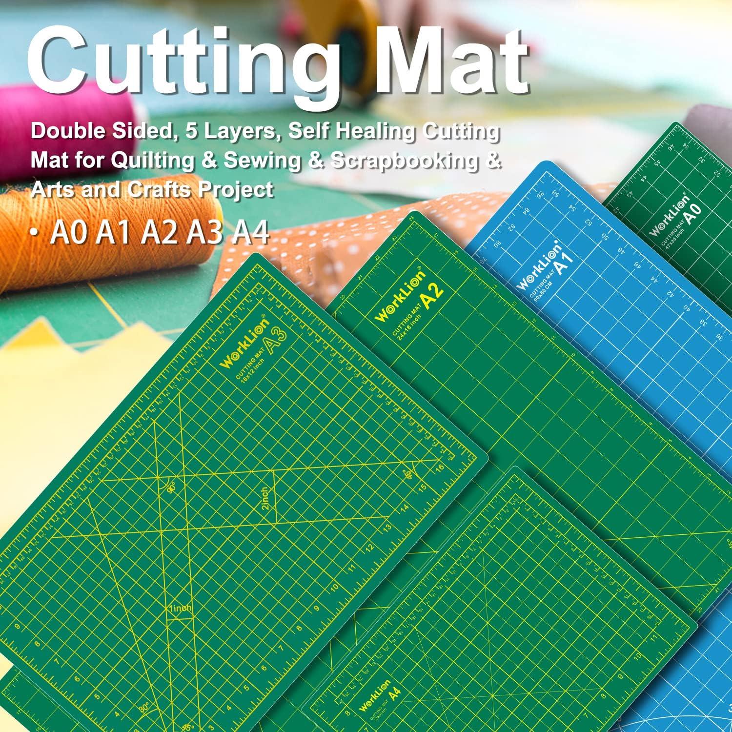 Alfombrilla de Corte WORKLION 45.72 x 30.48 cm PVC Autocurativa