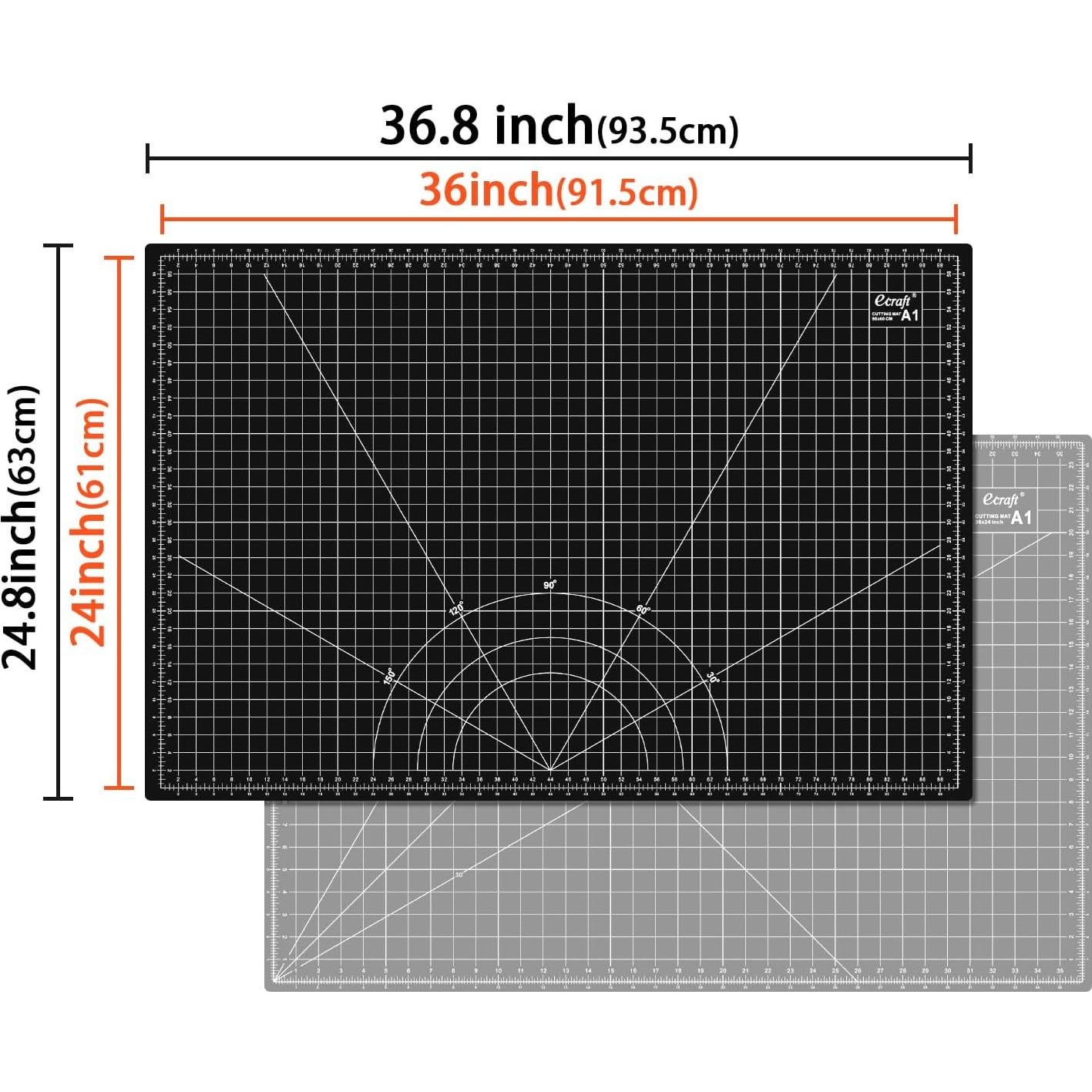 Alfombrilla de Corte Autocurativa Ecraft A1 61 x 91.5 cm Doble Cara