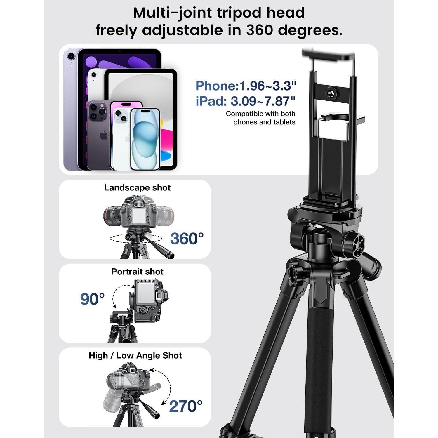 Trípode Profesional CAMBOFOTO SAB265B 1.5kg 186cm Negro