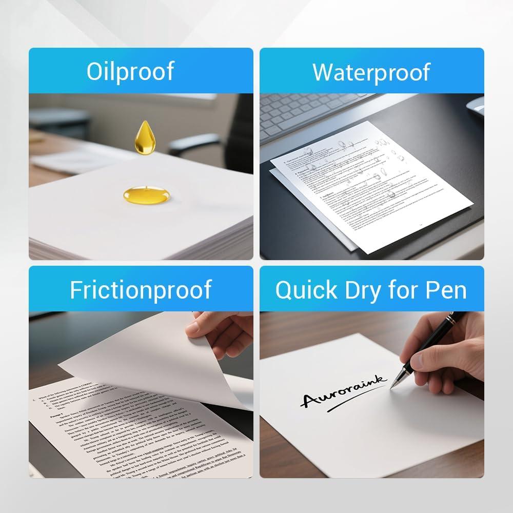 Papel Térmico Carta 100 Hojas GV Verdegen 8.5x11"