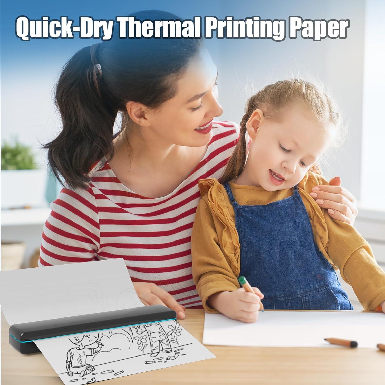 Papel Térmico Atnadov Carta 21.6 x 27.9 cm 200 Hojas