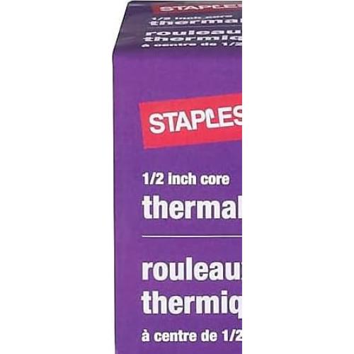 Papel Térmico para Fax Staples 269571 6 Rollos 29.87m x 21.59cm