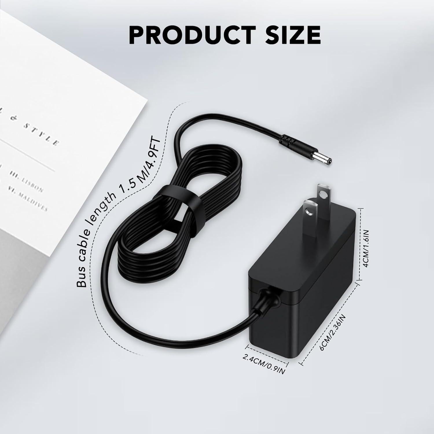 Cable de Alimentación 5V OatXtorpor para Escáner Brother ADS-1190