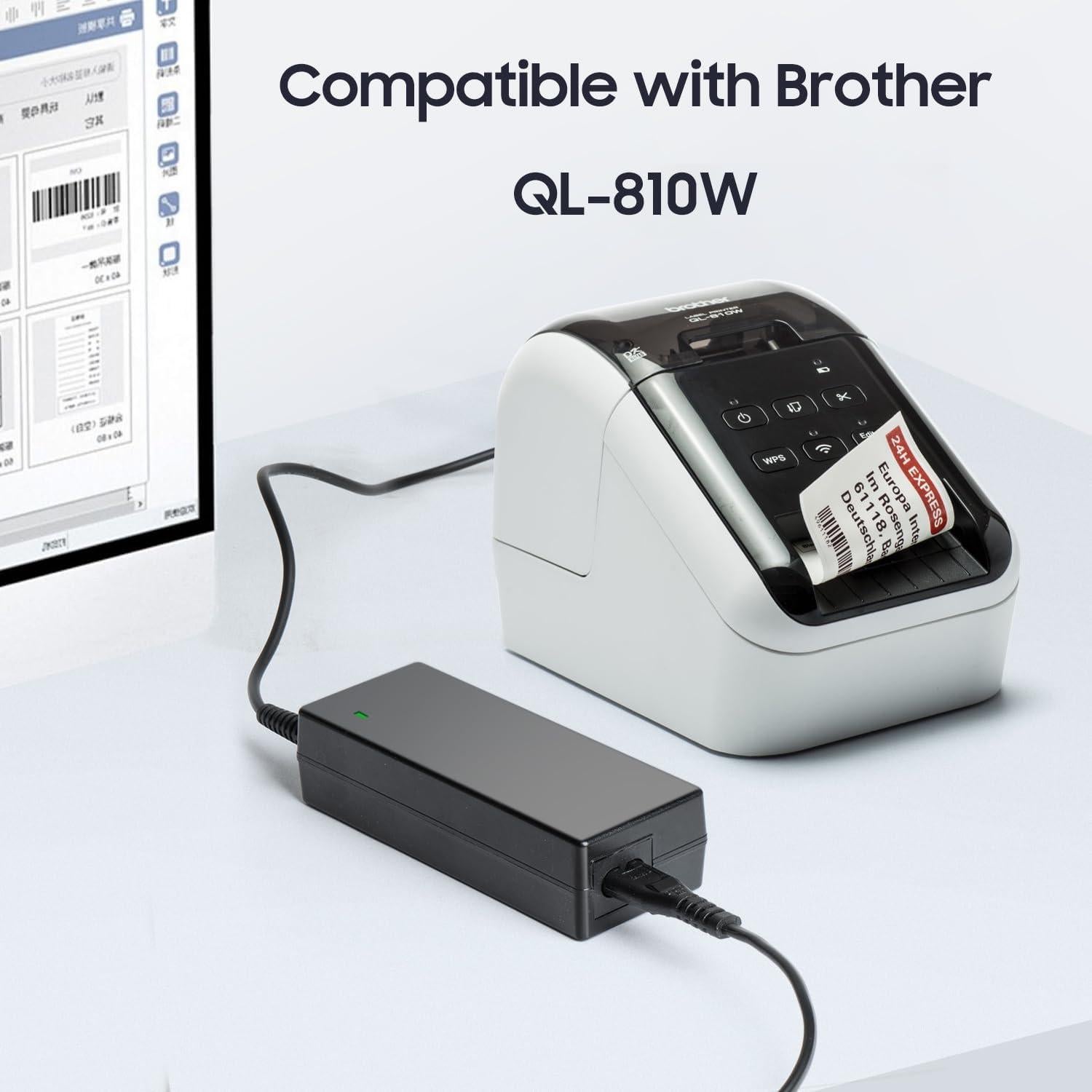 Adaptador KFD 25V AC/DC para Impresoras Brother QL-810W QL-820NWB