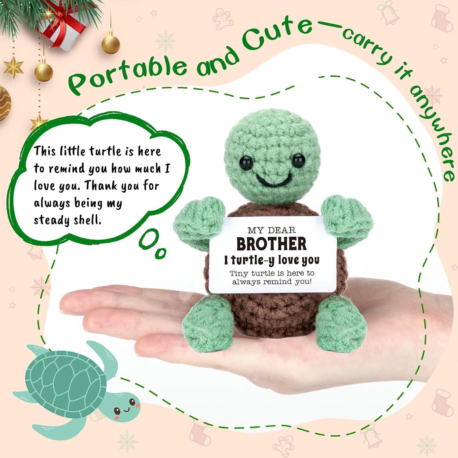 Tortuga de Crochet Hecha a Mano 4THFARMES para Hermano