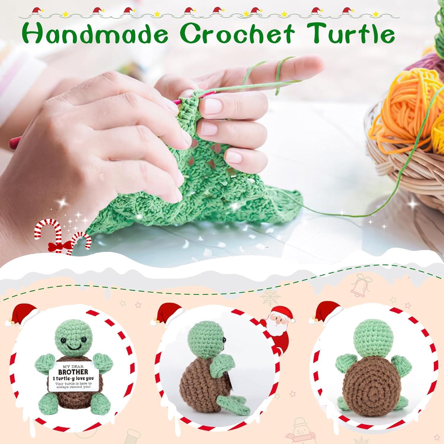 Tortuga de Crochet Hecha a Mano 4THFARMES para Hermano