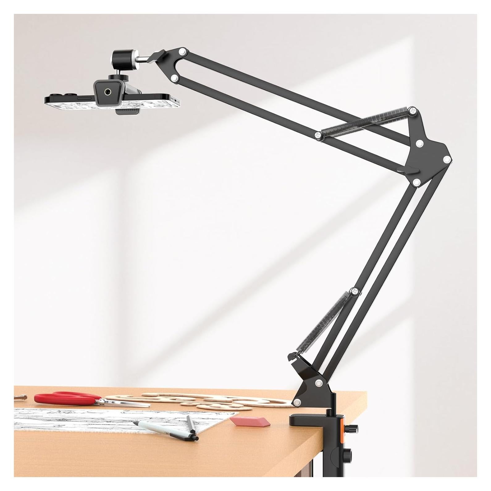 Soporte de Teléfono UBeesize UB-HKXB01BK Ajustable para Webcam