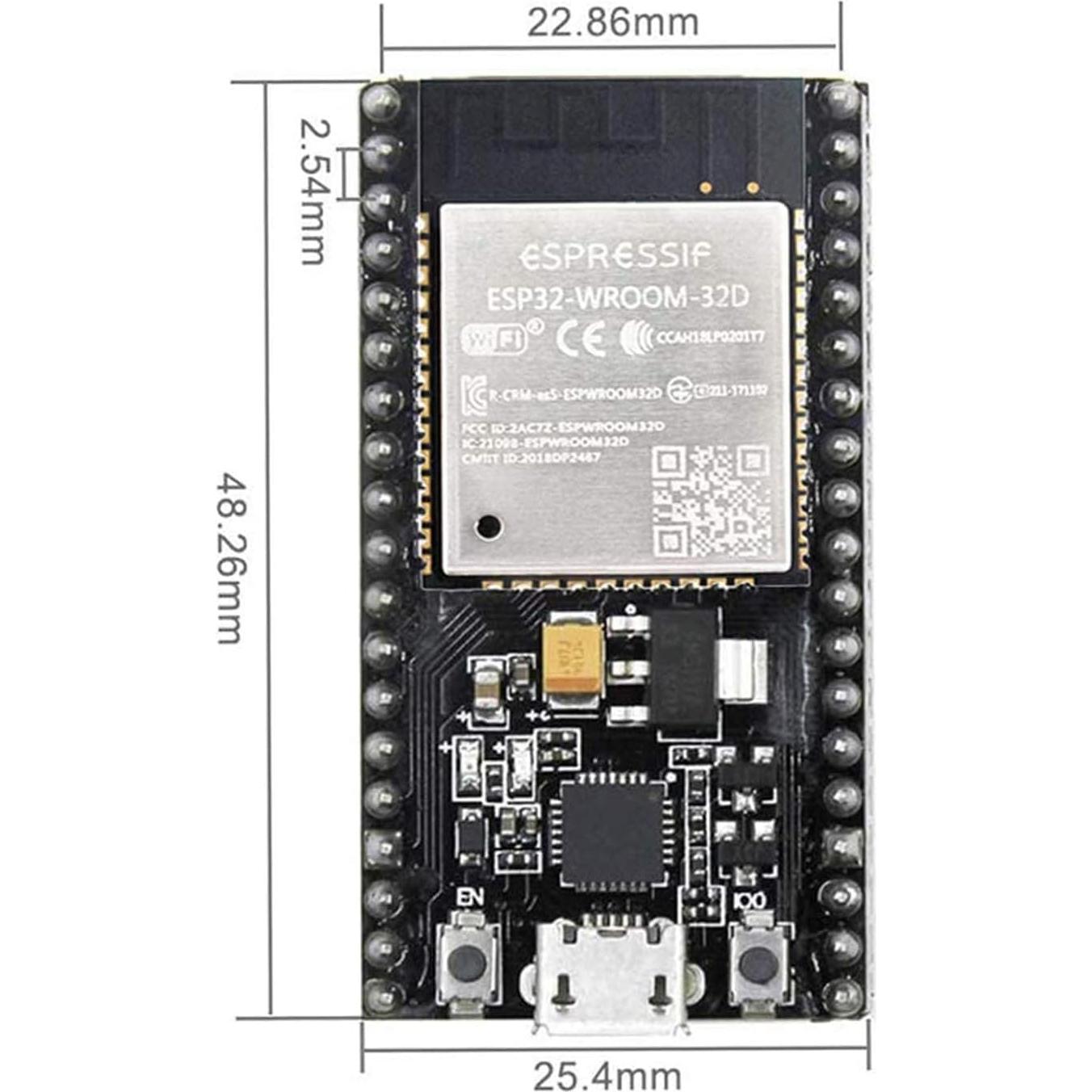 Placas de Desarrollo ESP32 hiBCTR 2.4GHz WiFi + Bluetooth