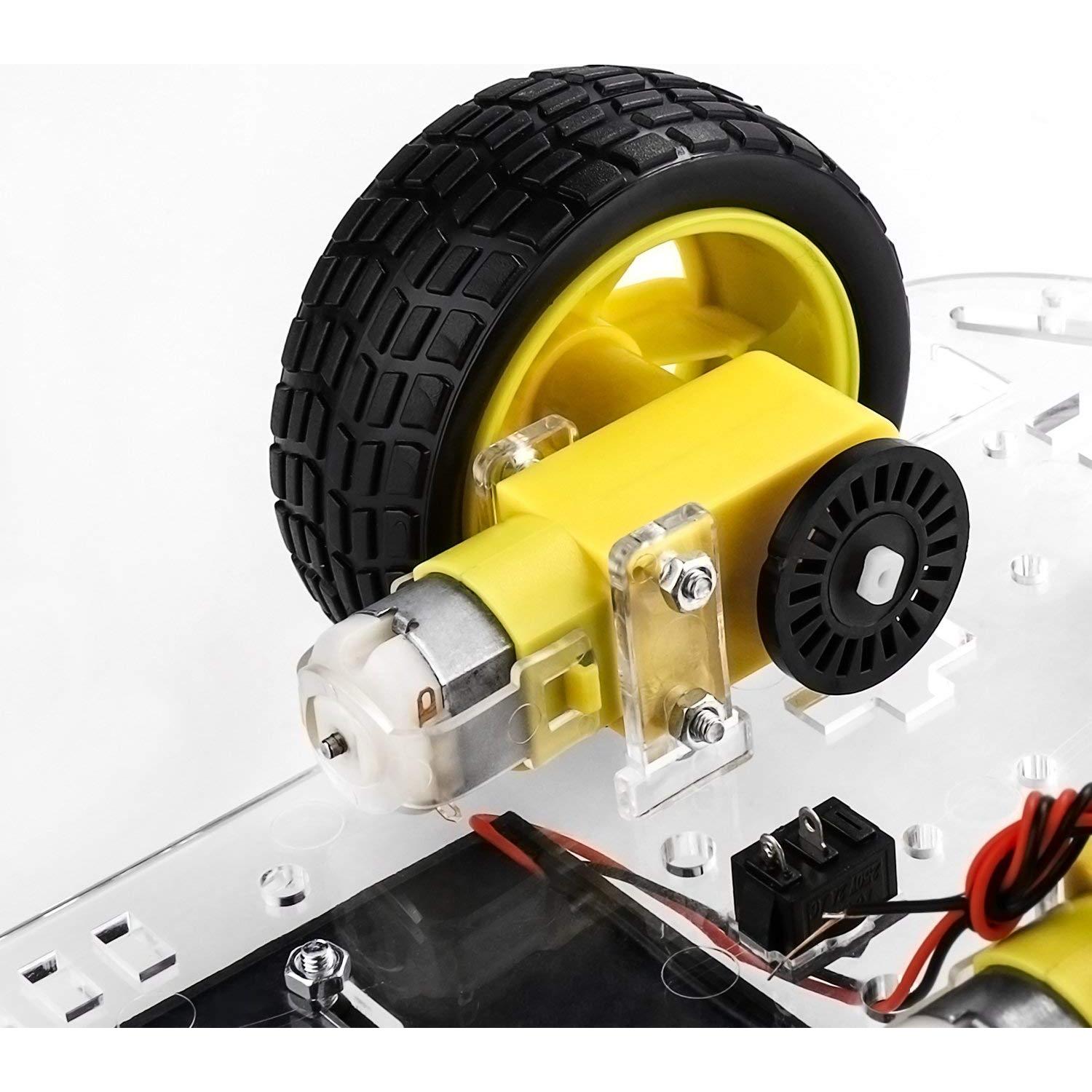 Kit Chasis Coche Robot Emo Smart con Motores y Codificador