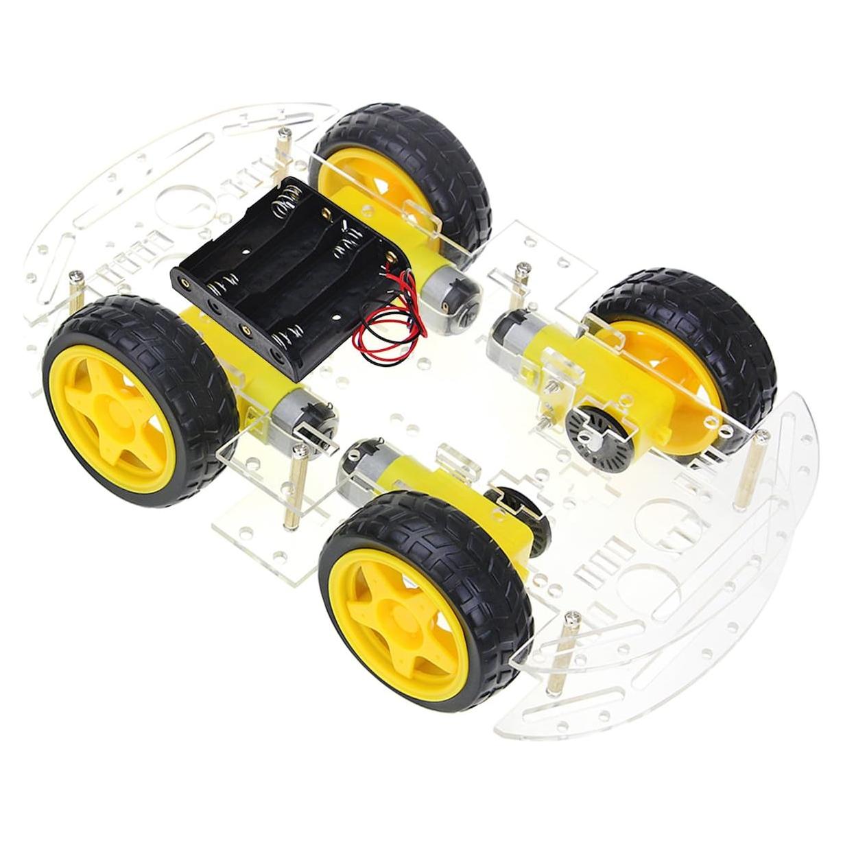Kit Chasis Coche Robot Inteligente DIY The Perseids 27x16.8cm