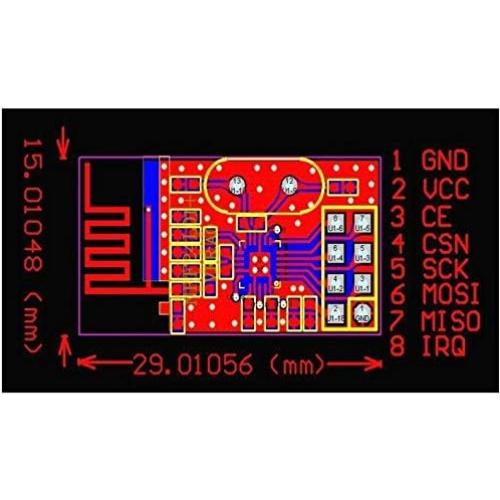 Módulo Transceptor Inalámbrico HiLetgo NRF24L01+ 4pcs 2.4GHz
