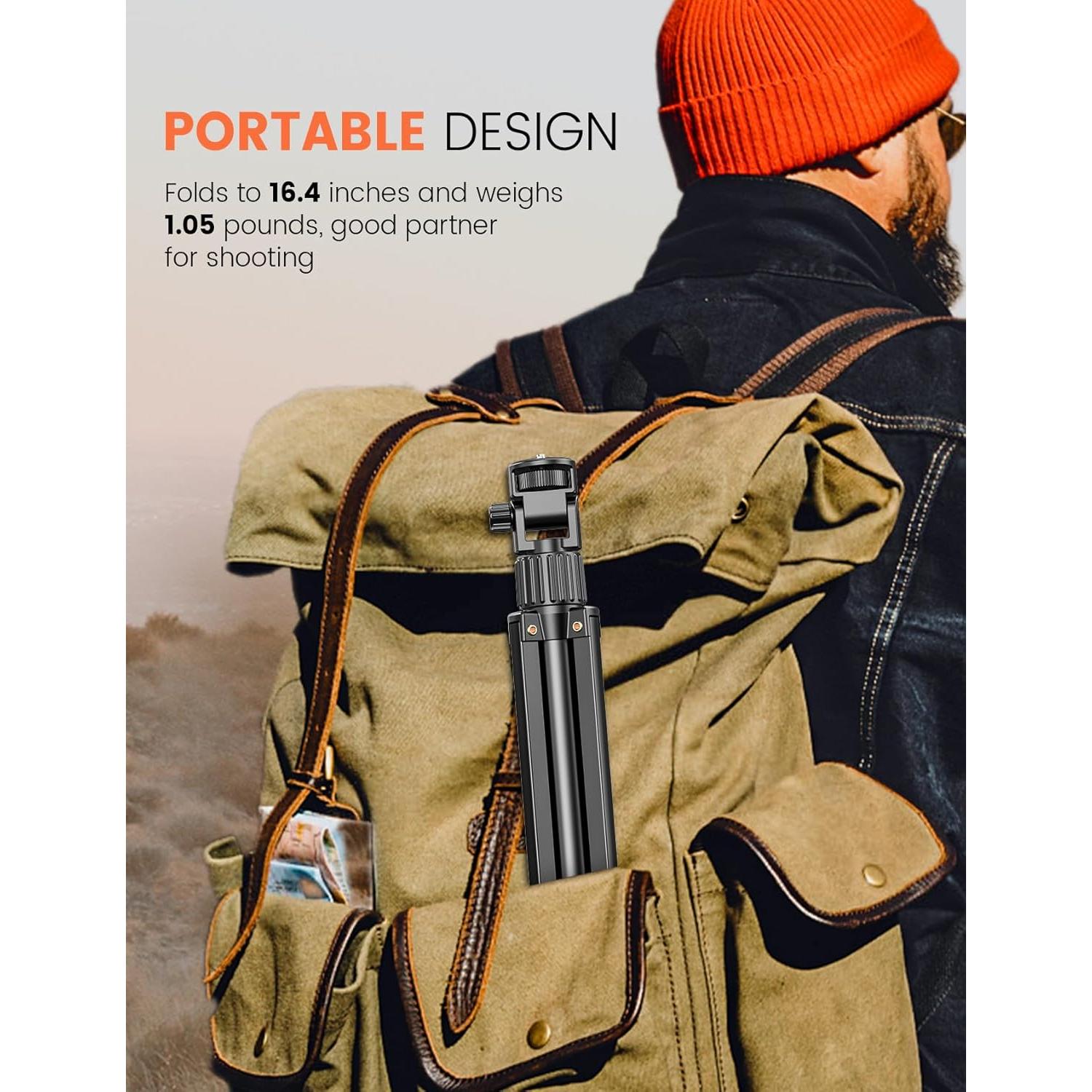 Tripode Pnitri para Teléfono 180cm Aluminio Control Remoto