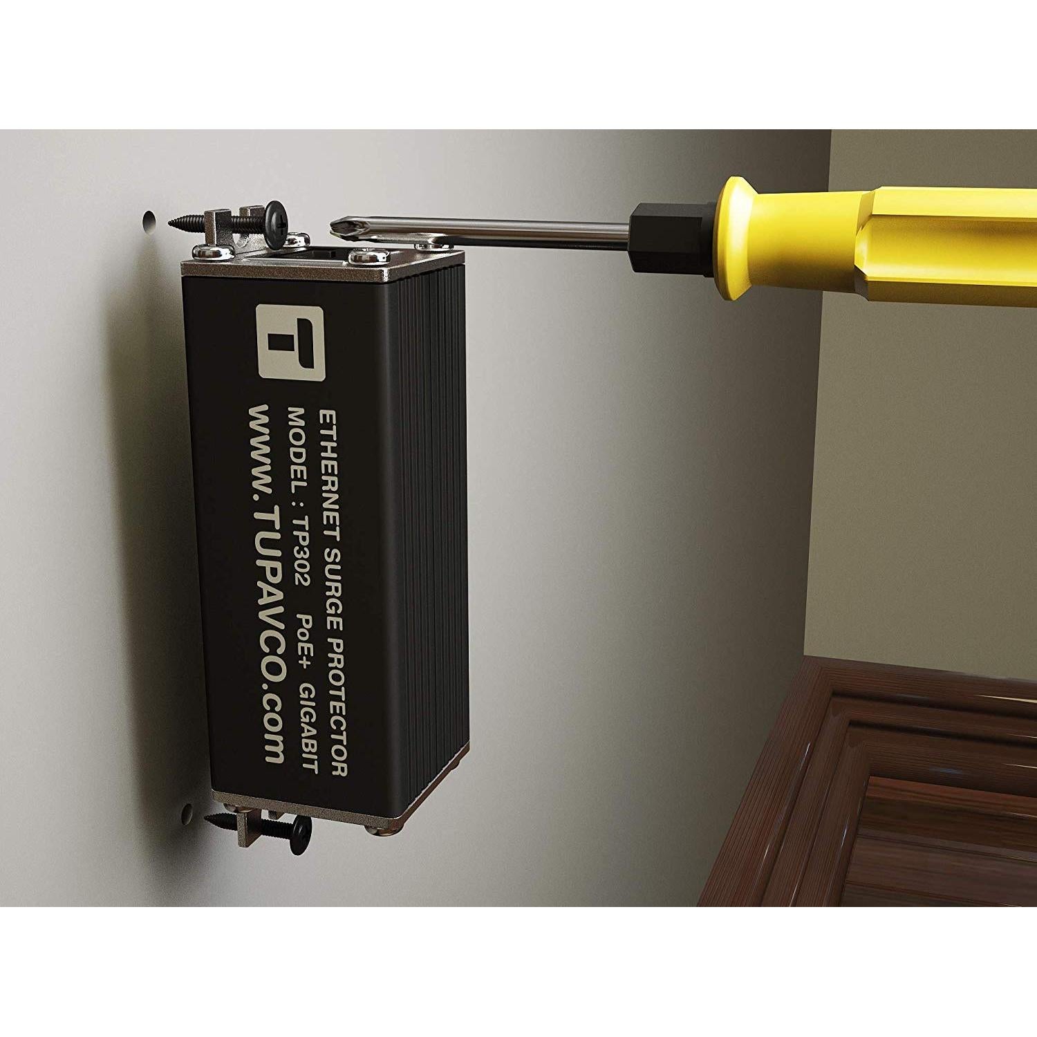 Protector de Sobretensión Ethernet Tupavco TP302 1000 Mbps PoE++