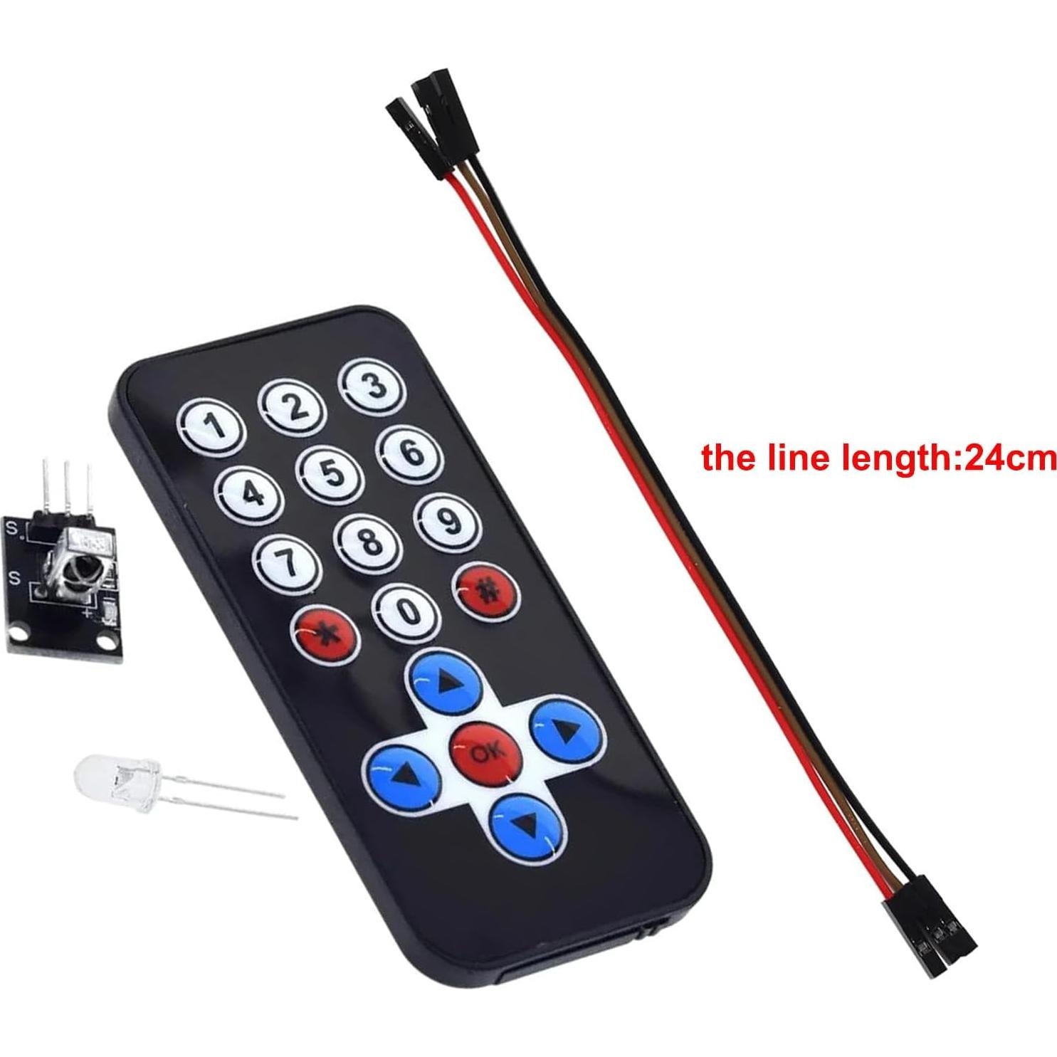 Kit Control Remoto Infrarrojo HX1838 JUZITAO 8 Piezas
