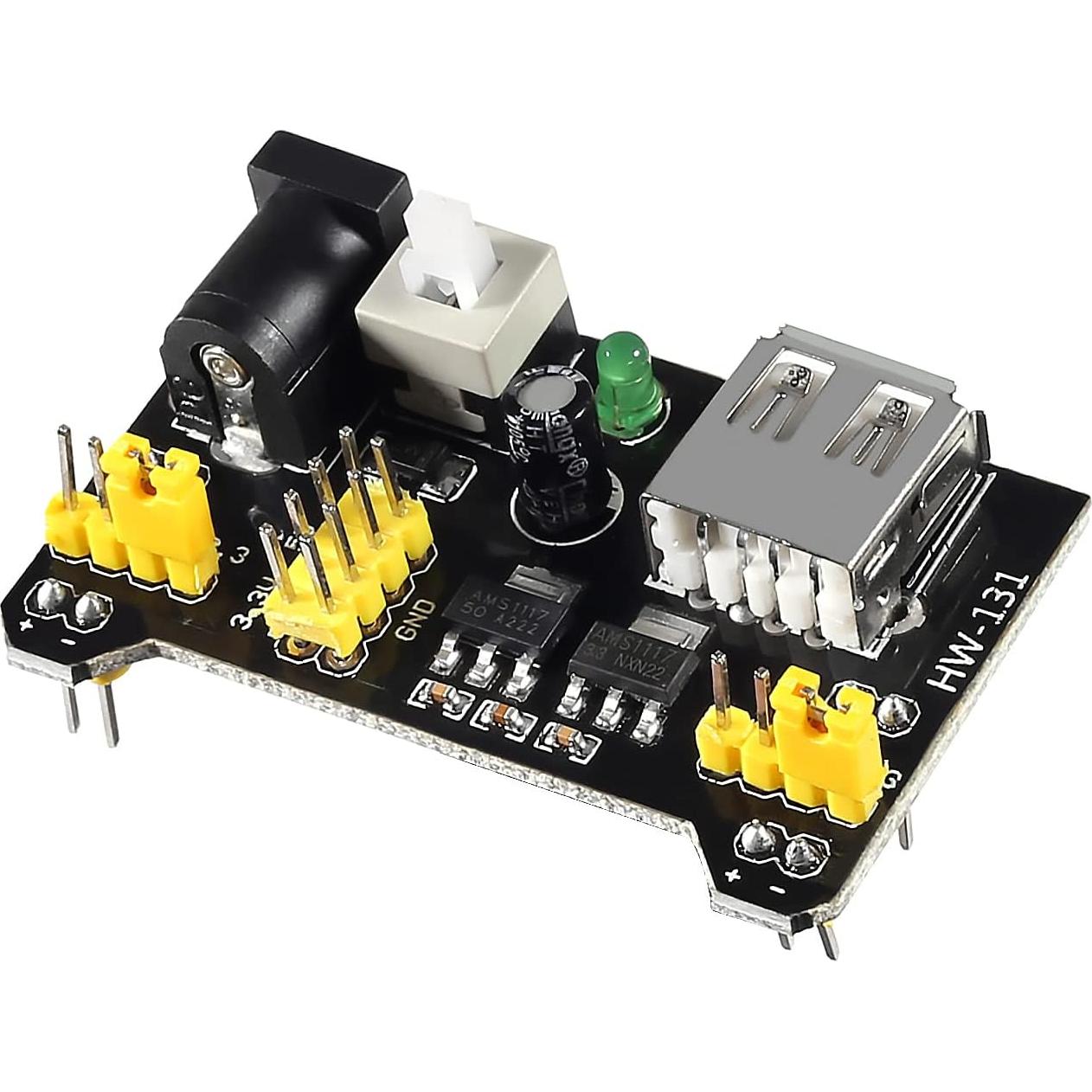 Módulo de Suministro de Energía DIANN 3.3V/5V con Clips 9V