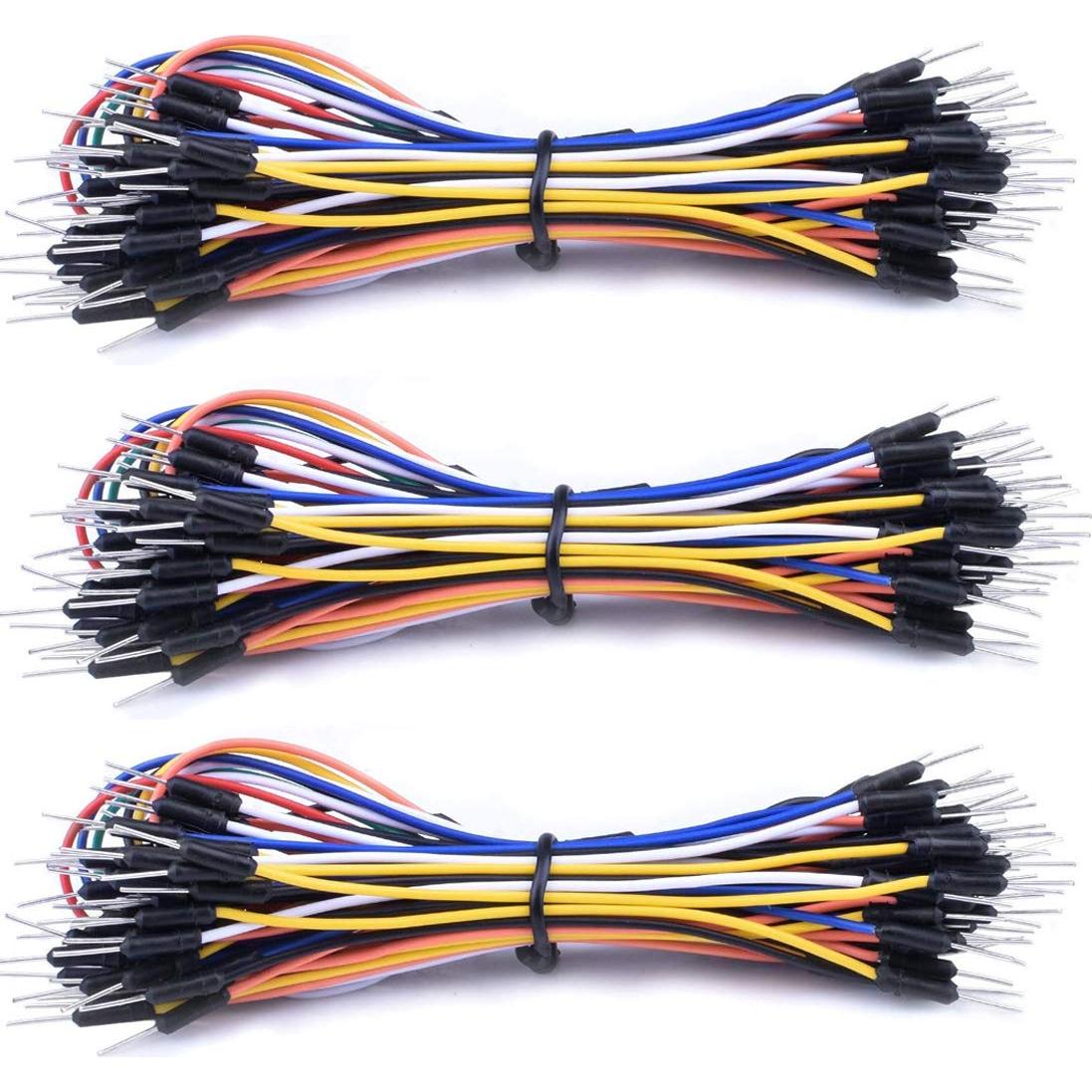 Conjunto de 65 Cables Multicolores HiLetgo para Breadboard