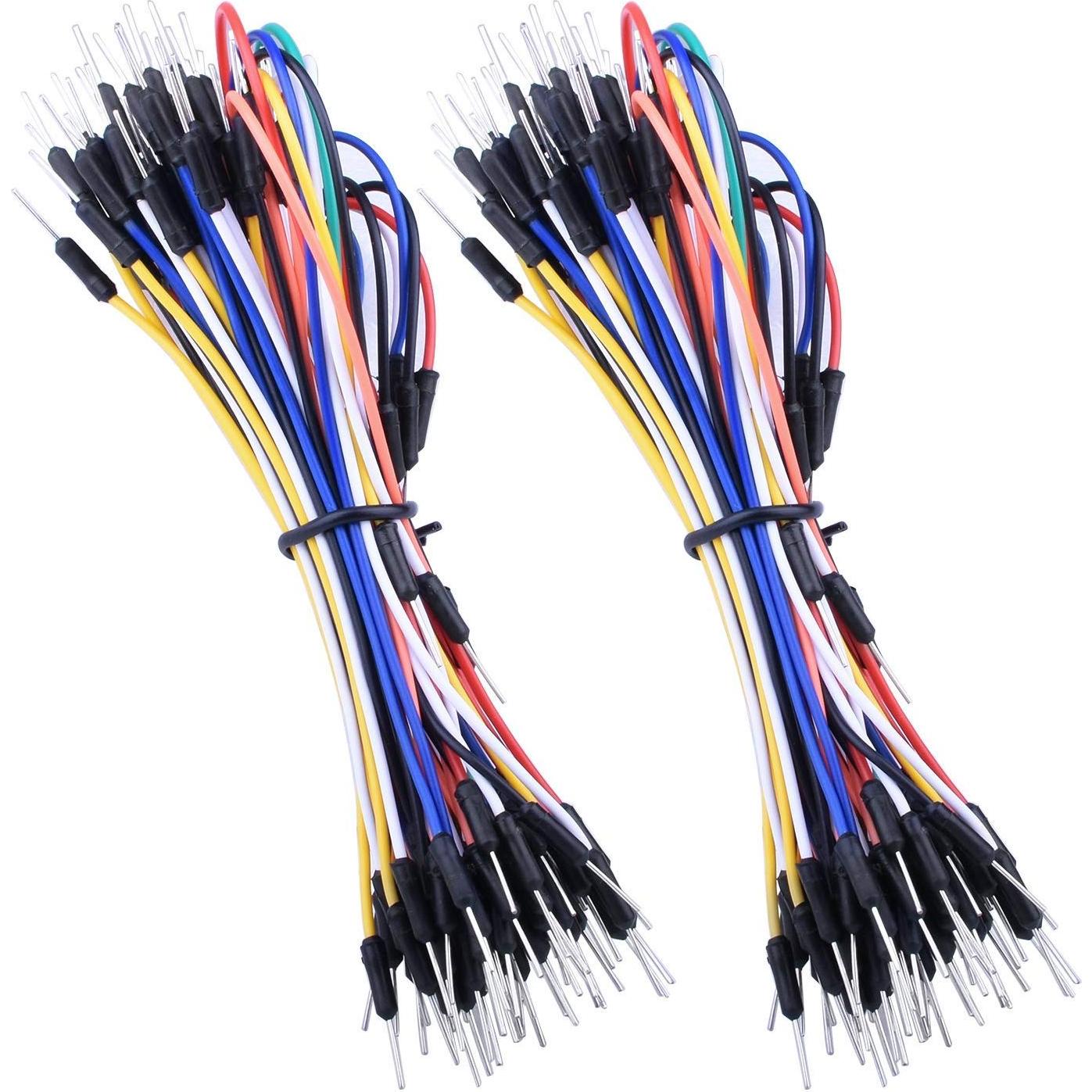 Conjunto de 65 Cables Multicolores HiLetgo para Breadboard