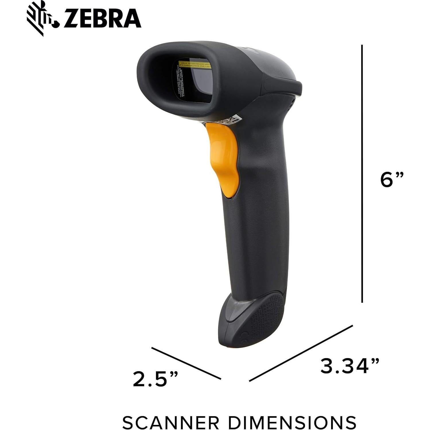 Escáner láser de mano con cable Symbol LS2208 - 150g