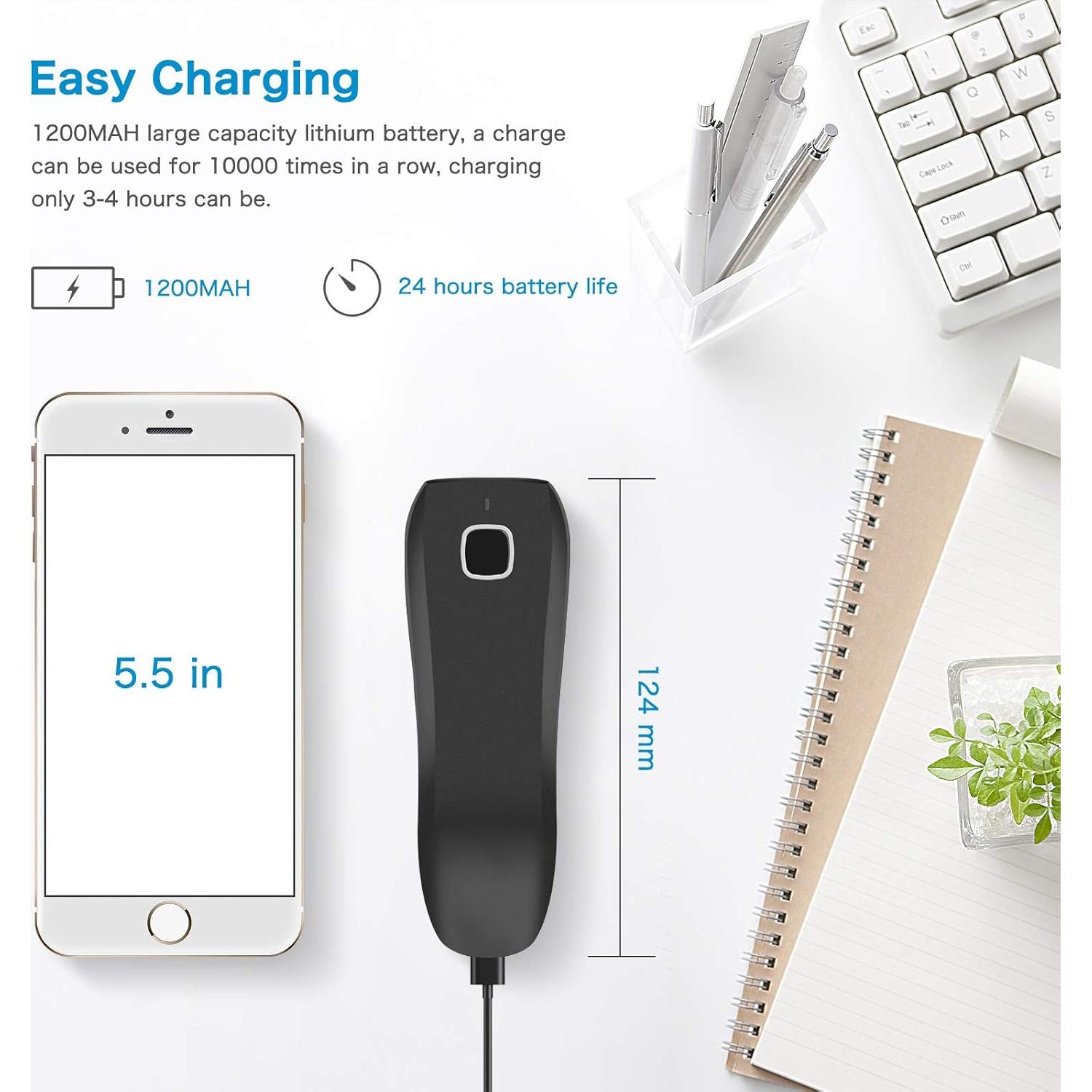 Escáner de Códigos de Barras NETUM C990 Mini 2D Bluetooth