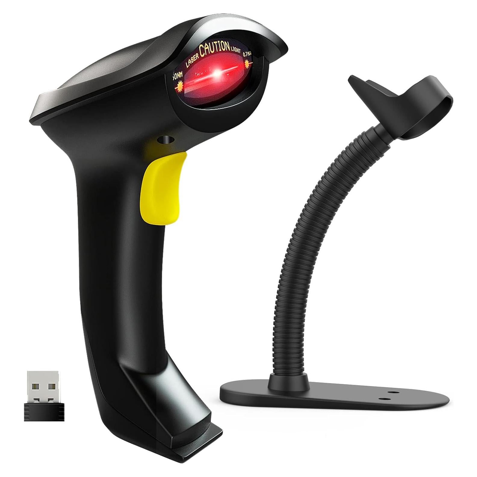 Escáner de Código de Barras Inalámbrico NADAMOO 2.4G USB