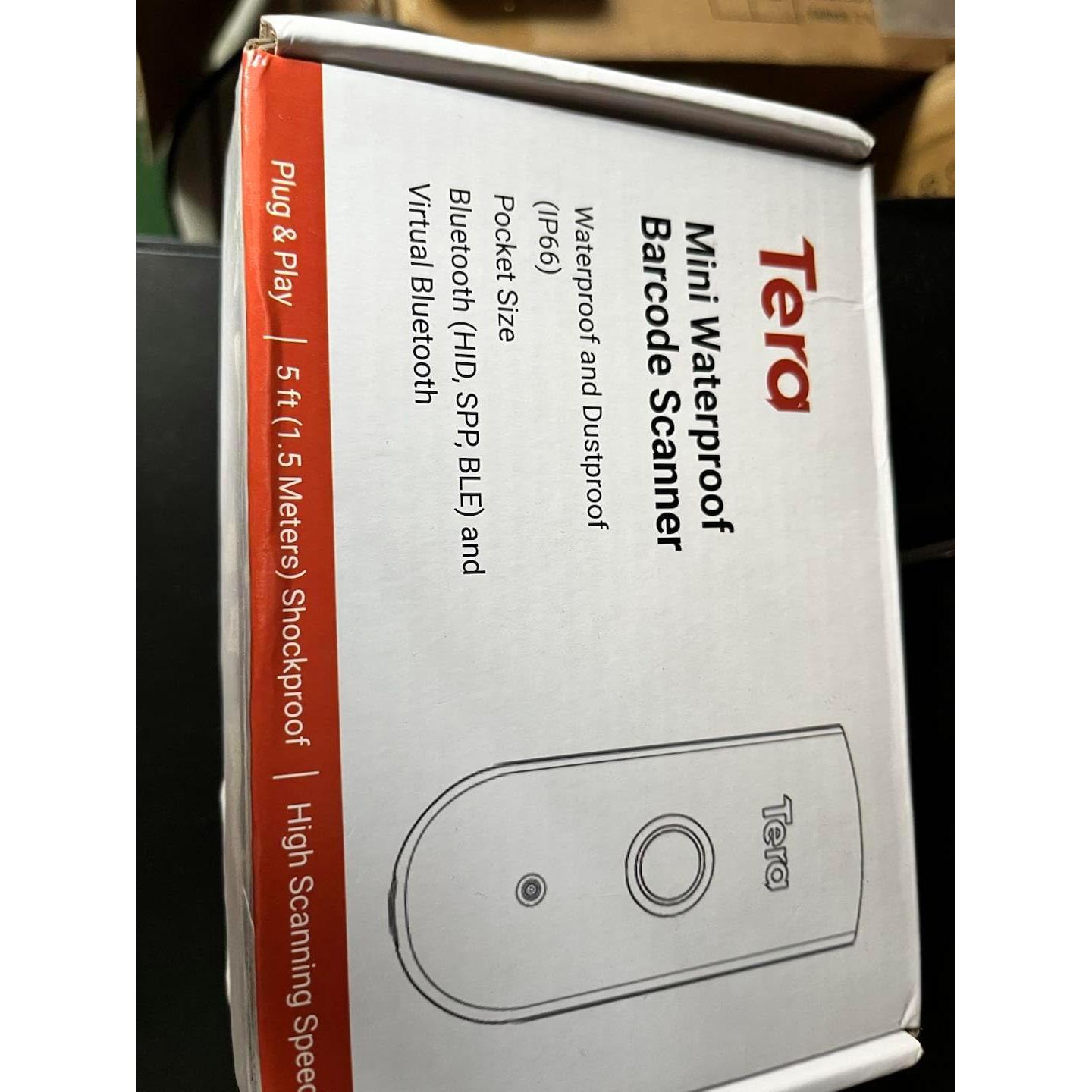 Escáner de Código de Barras Inalámbrico Tera Mini 2D IP66