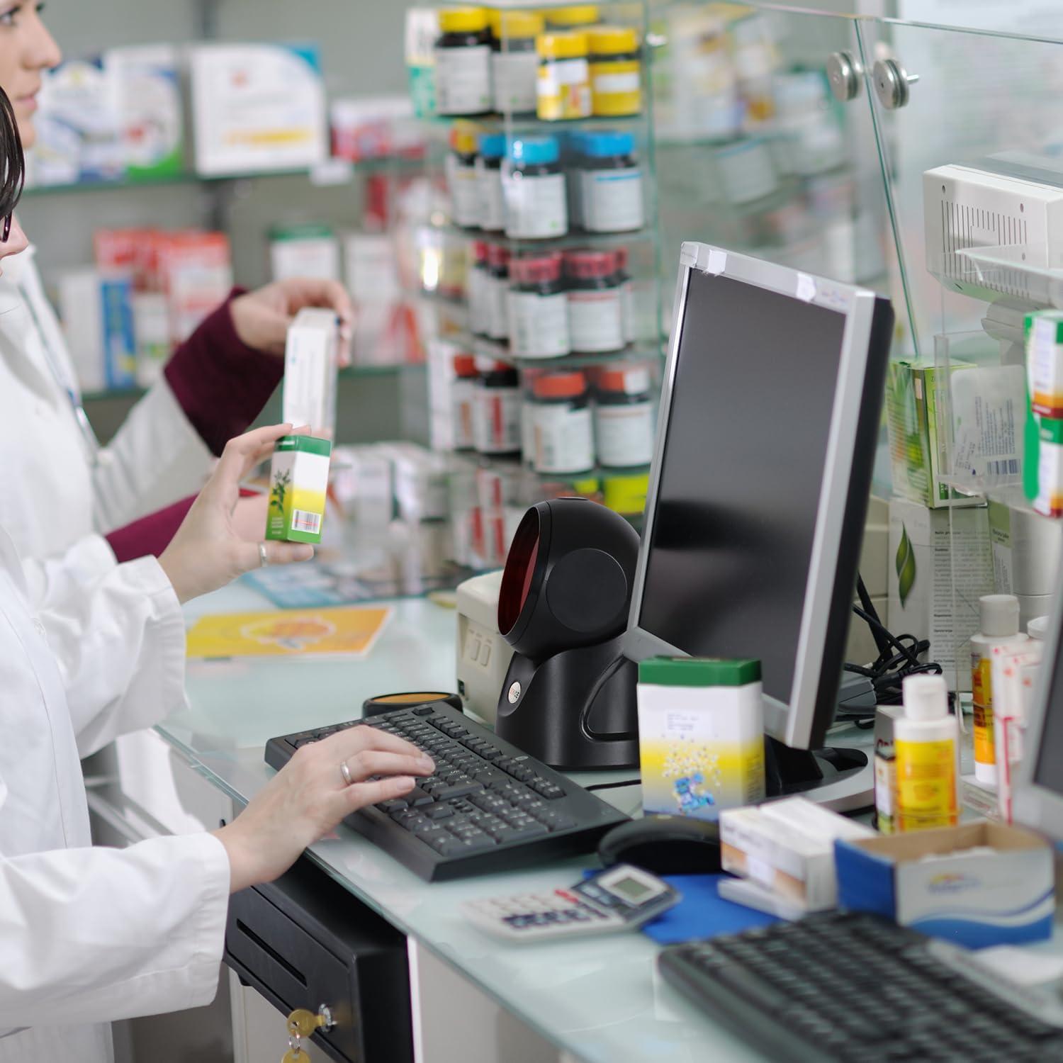 Escáner de Código de Barras WoneNice USB 1D 2D Manos Libres