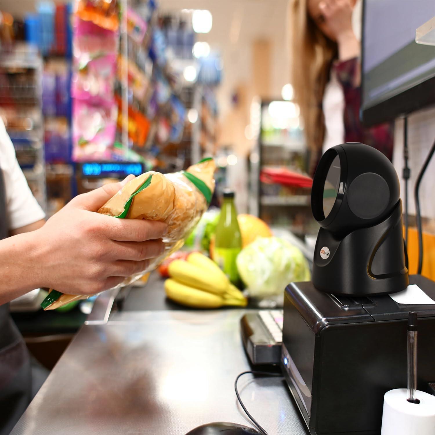 Escáner de Código de Barras WoneNice USB 1D 2D Manos Libres