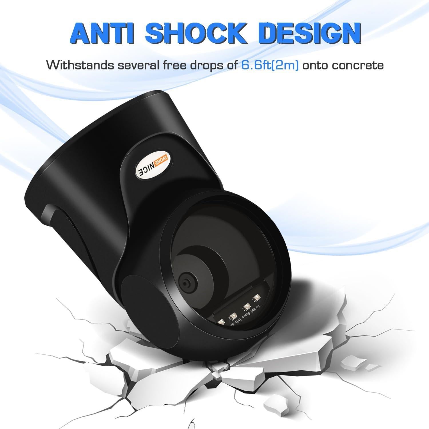 Escáner de Código de Barras WoneNice USB 1D 2D Manos Libres